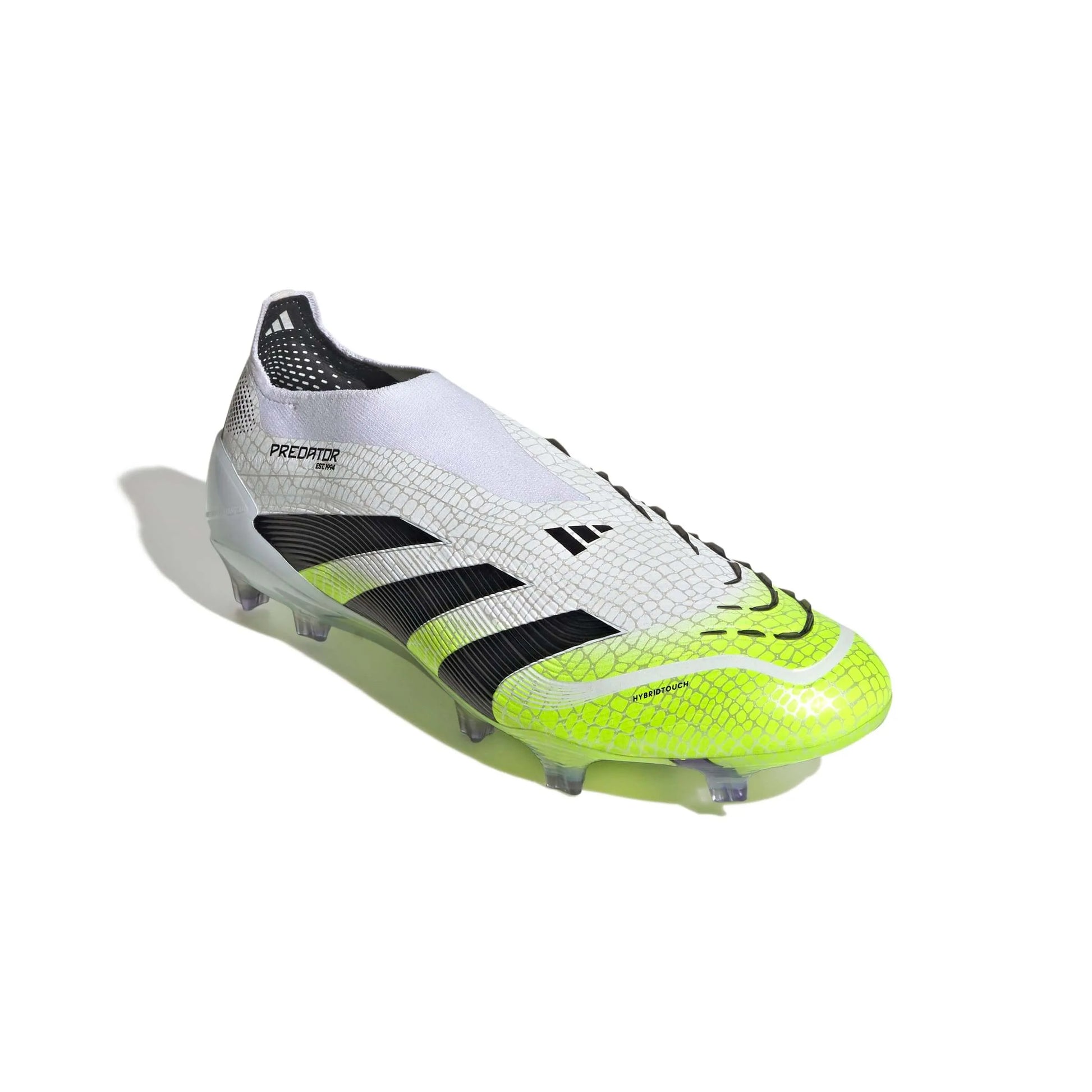 adidas Predator Elite Laceless Firm Ground Soccer Cleats - Radiant Blaze Pack (FA25) (Lateral - Front)