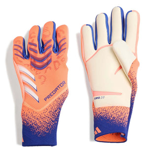 adidas Predator GL Pro Goalkeeper Gloves Signal Coral / White / Lucid Blue (Pair)