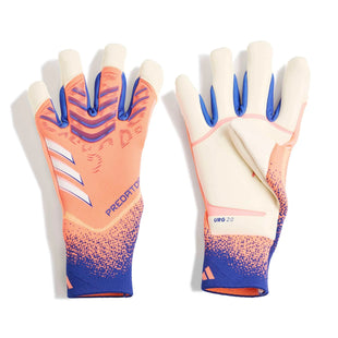adidas Predator GL Pro Hybrid Goalkeeper Gloves Signal Coral/White/Lucid Blue (Pair)