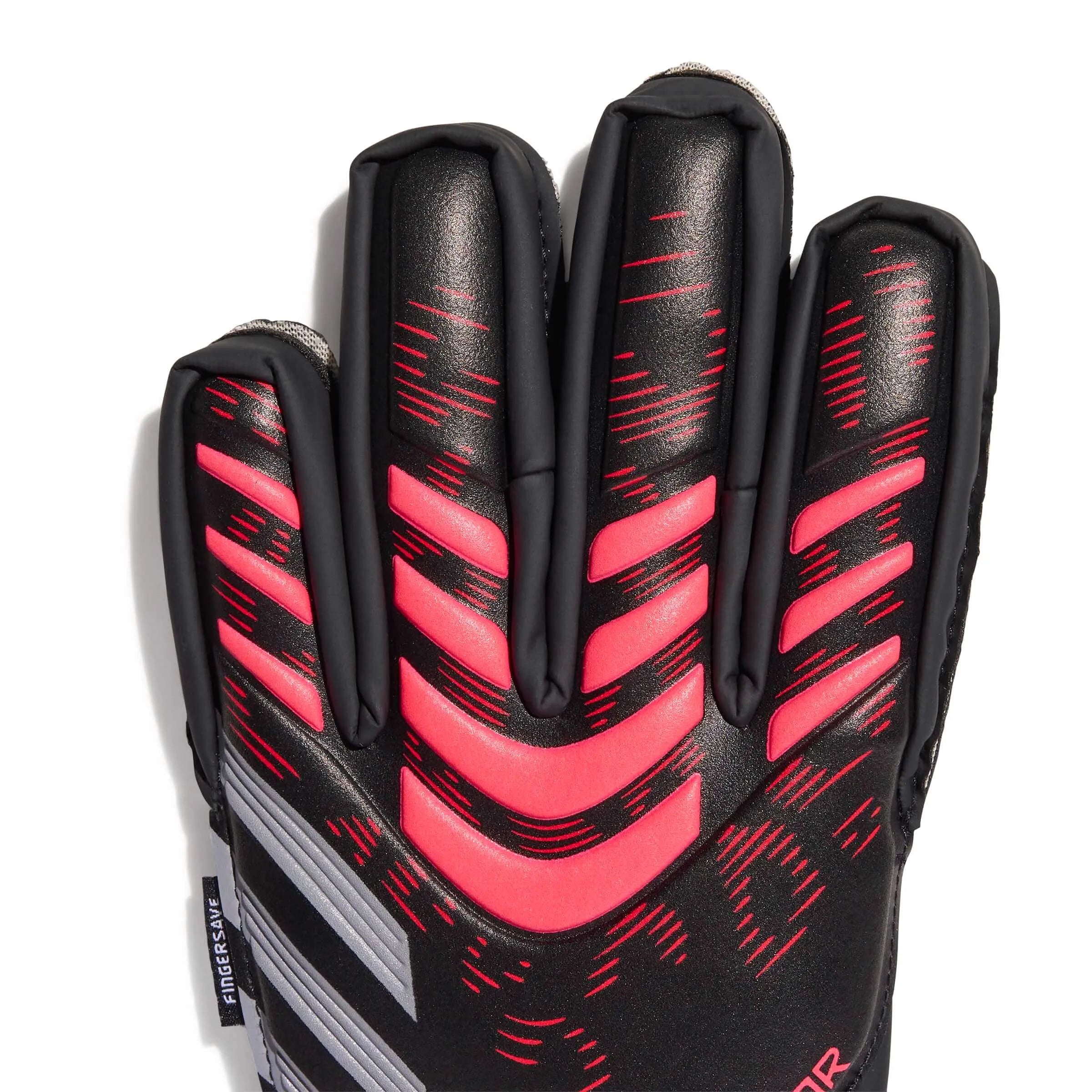 adidas Youth Predator GL Match FS Goalkeeper Gloves Black / Black / Lucid Red (Detail 1)