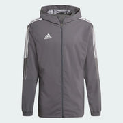 Adidas Tiro 21 Windbreaker Jacket - Team Grey (Front)