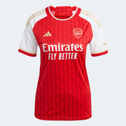 adidas 2023-24 Arsenal Women's Stadium Home Jersey (Front)