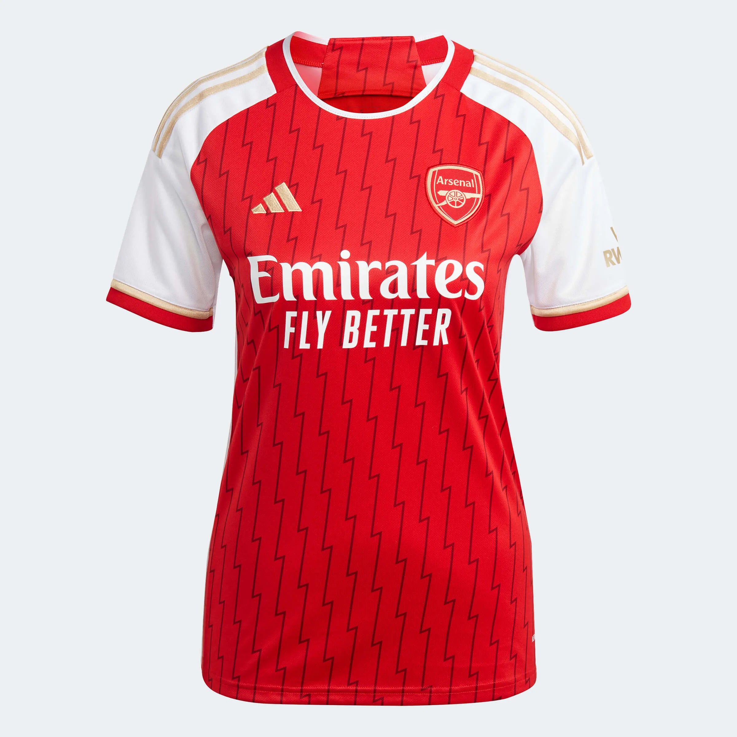 adidas 2023-24 Arsenal Women's Stadium Home Jersey (Front)
