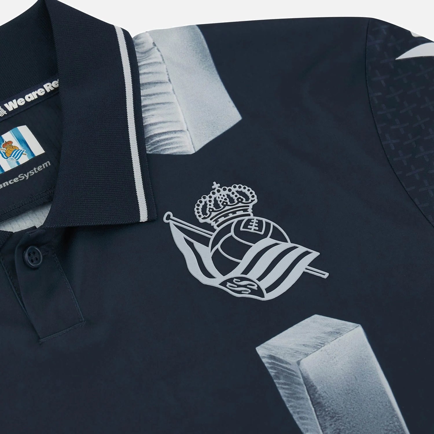 Macron 2023-24 Real Sociedad Men's Authentic Away Jersey (Detail 2)