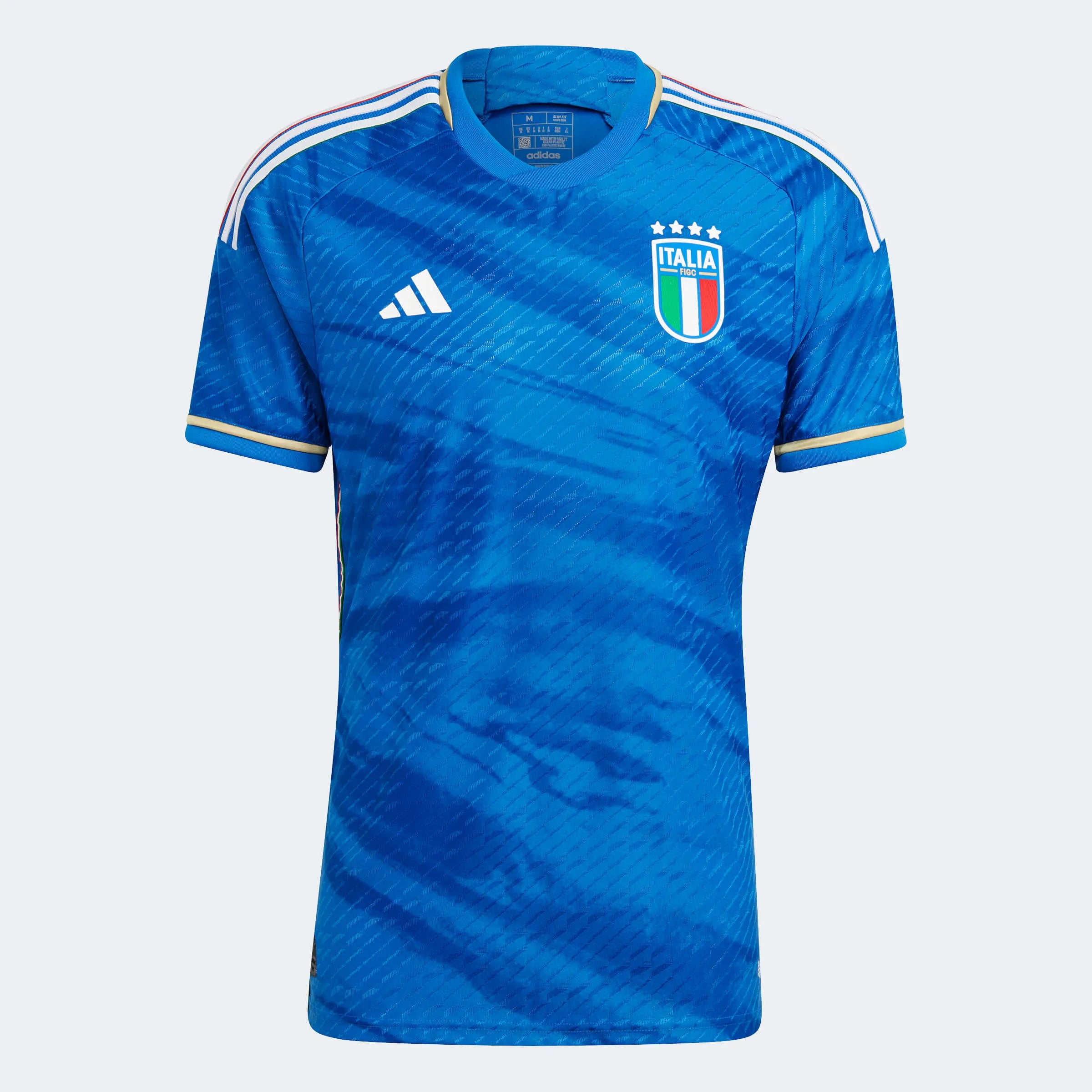 adidas 2023 Italy Authentic Home Jersey - Blue (Front)
