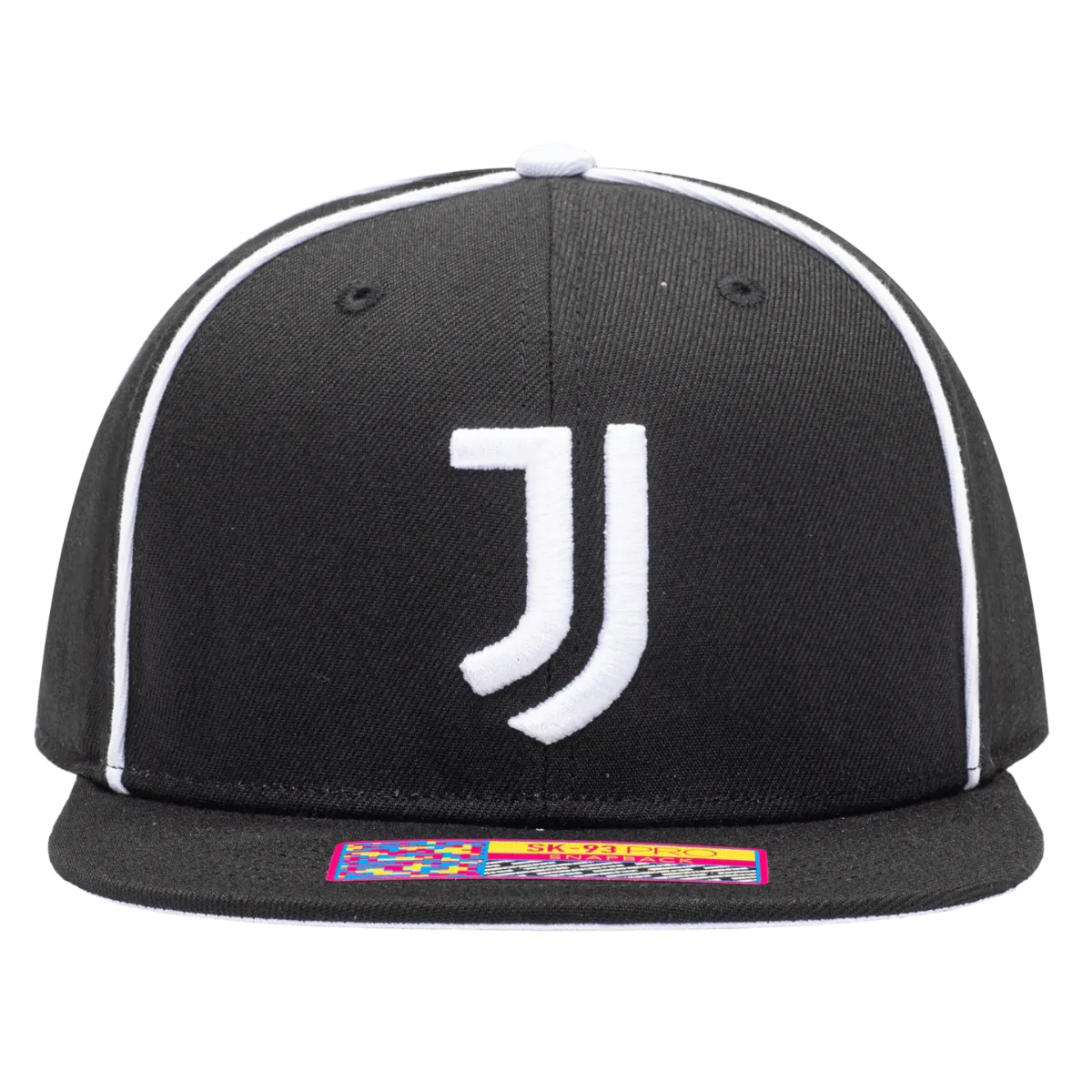 Fan Ink Collection Juventus Cali Night Snapback Hat - Black-White