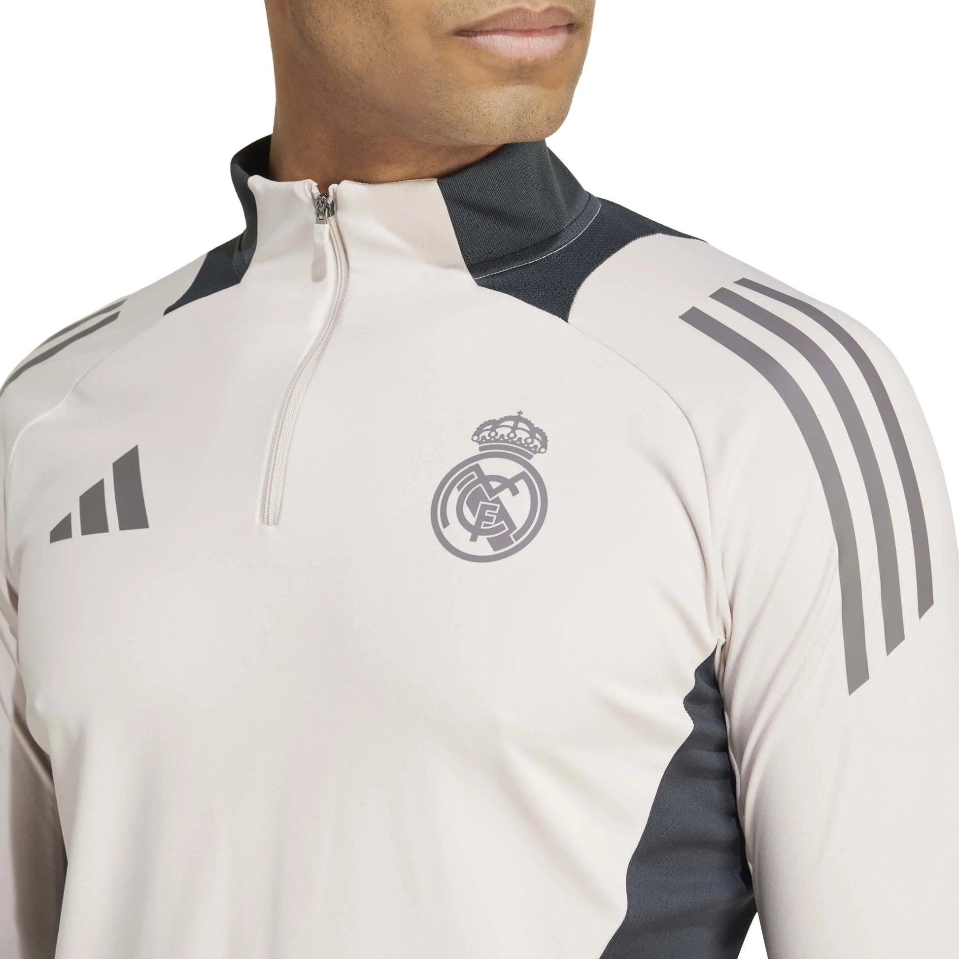 adidas 2024-25 Real Madrid Men's EU Training Top (Detail 1)