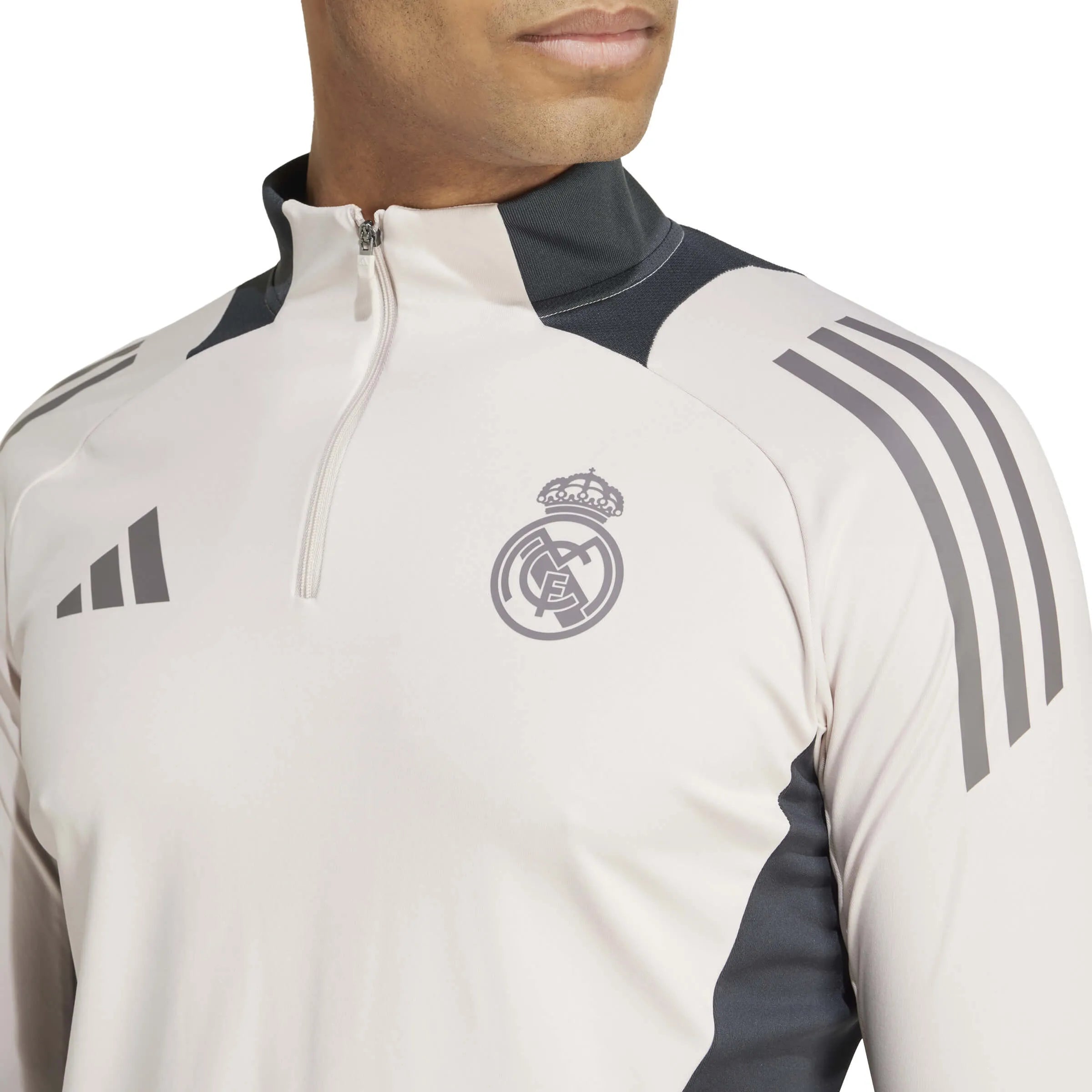 adidas 2024-25 Real Madrid Men's EU Training Top (Detail 1)