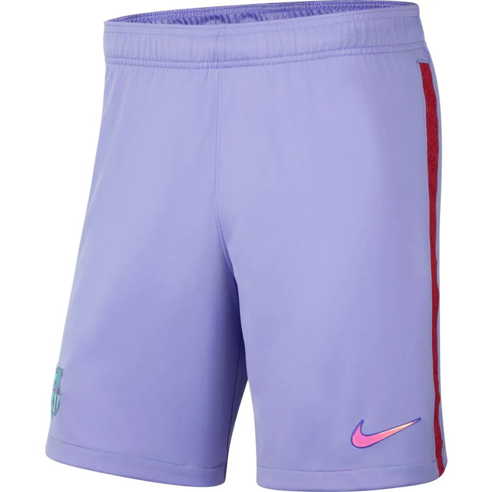 Nike 2021-22 Barcelona DF Stadium Shorts - Purple Pulse (Front)