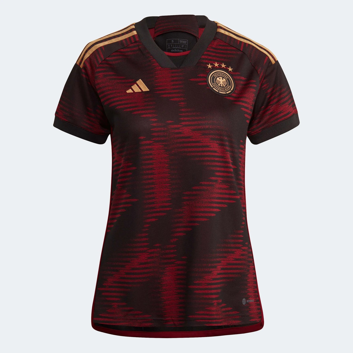 adidas 2022-23 Germany Women's Away Jersey Black (Front)