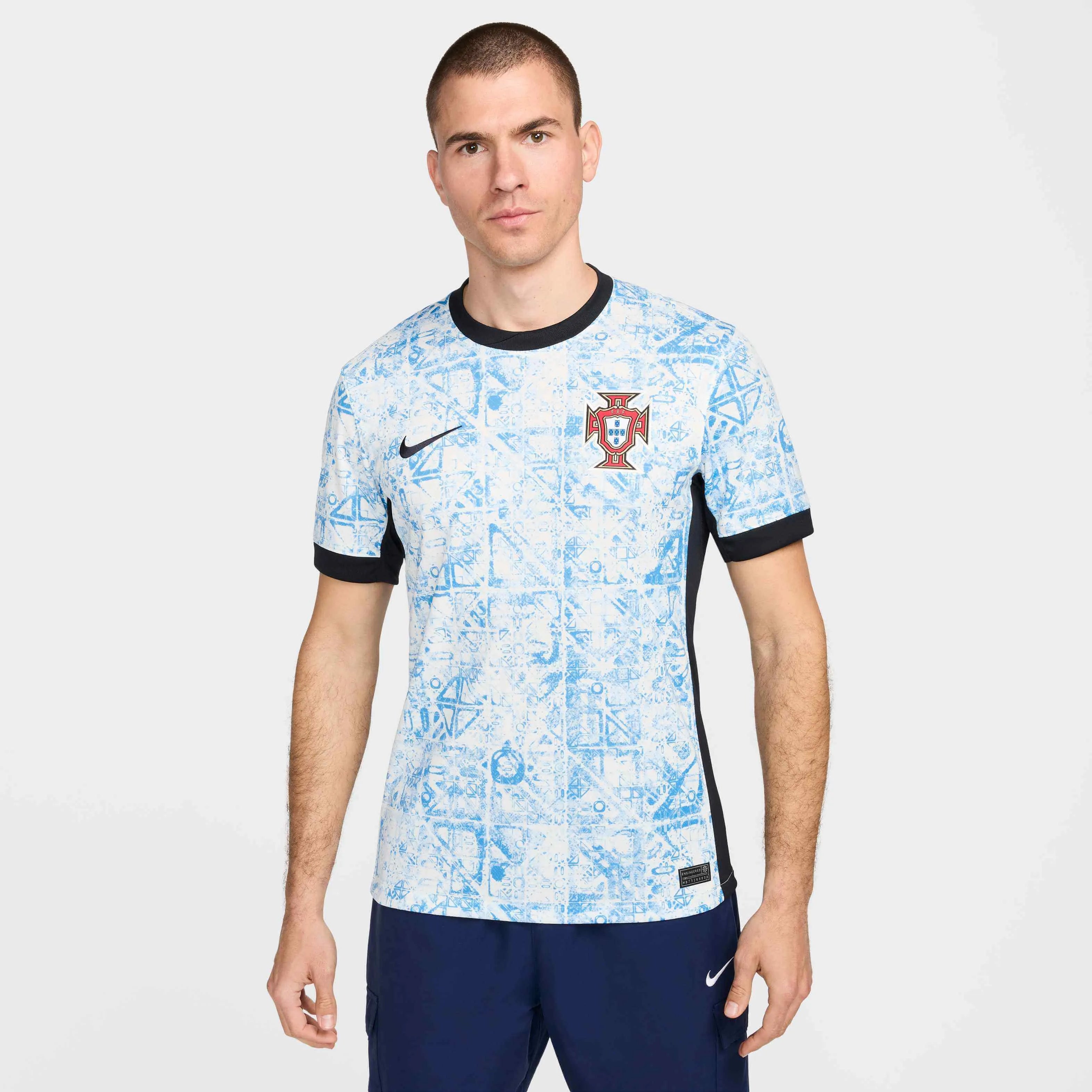 Nike 2024-25 Portugal Men's Stadium Away Jersey (Model - Front)