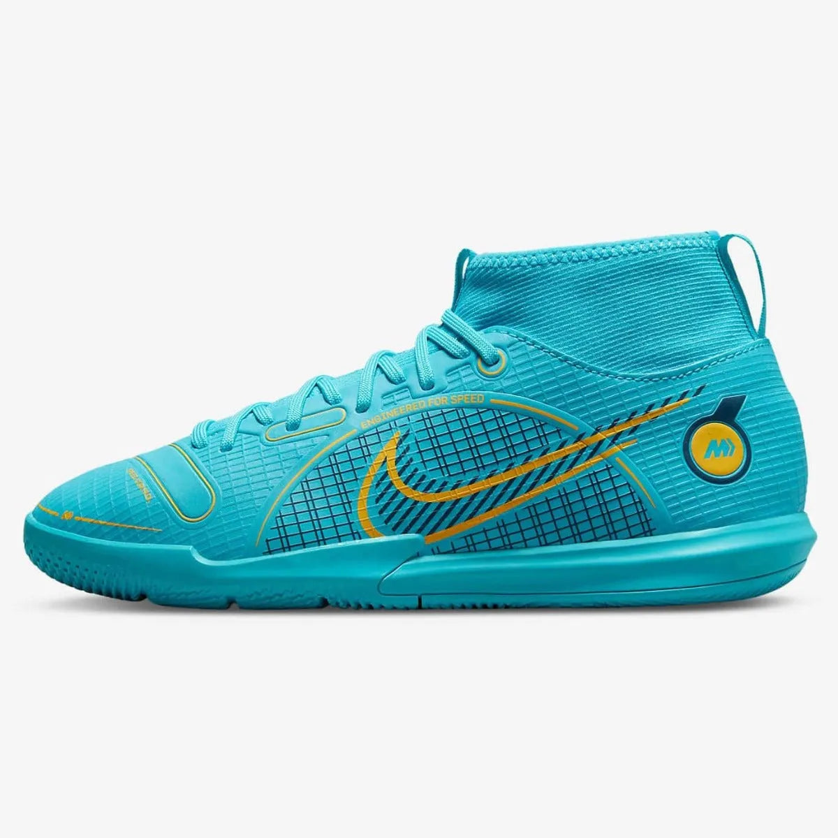 Nike JR Superfly 8 Academy Indoor - Chlorine Blue-Laser Orange (Side 1)