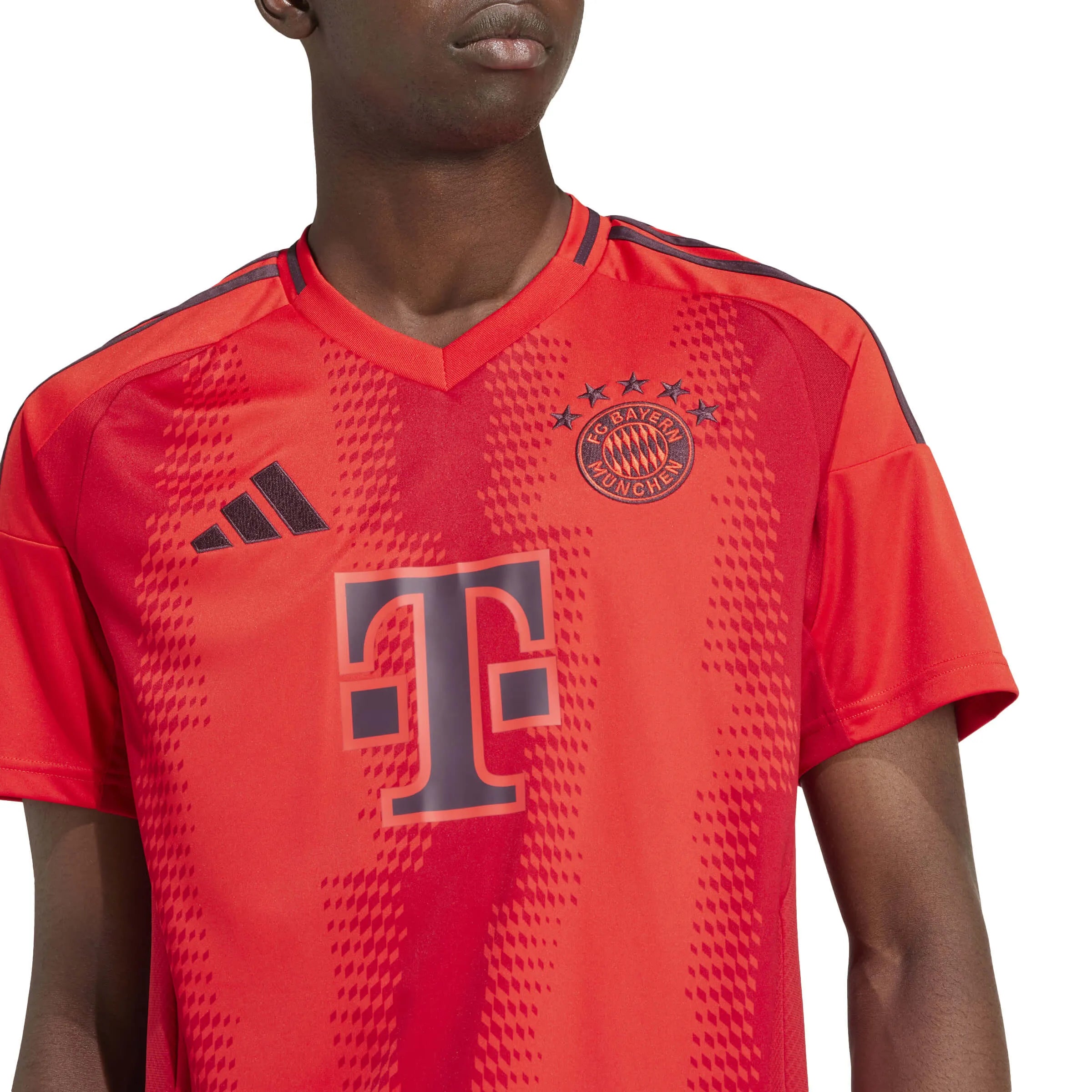 adidas 2024-25 Bayern Munich Men's Stadium Home Jersey (Detail 2)