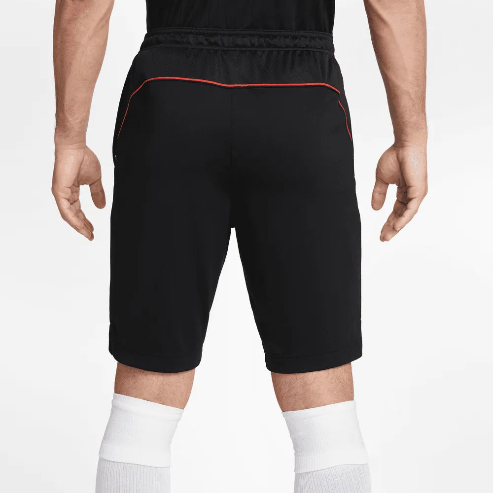 Nike DF FC Libero Short KZ - Black-Red-White (Back)