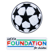 2024-25 UCL Starball + UEFA Foundation Patch Set