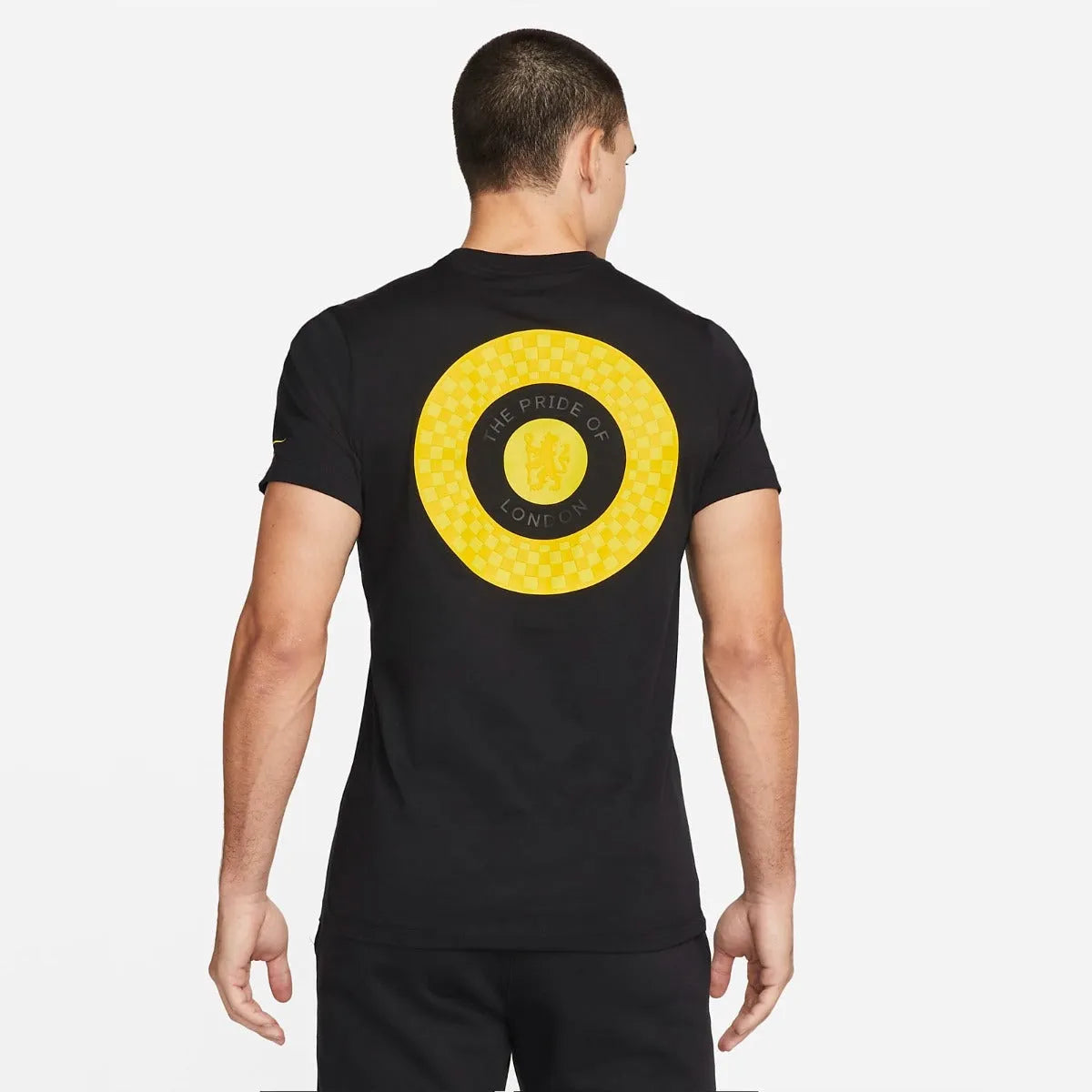 Nike 2021-22 Chelsea Voice Tee - Black (Model - Back)