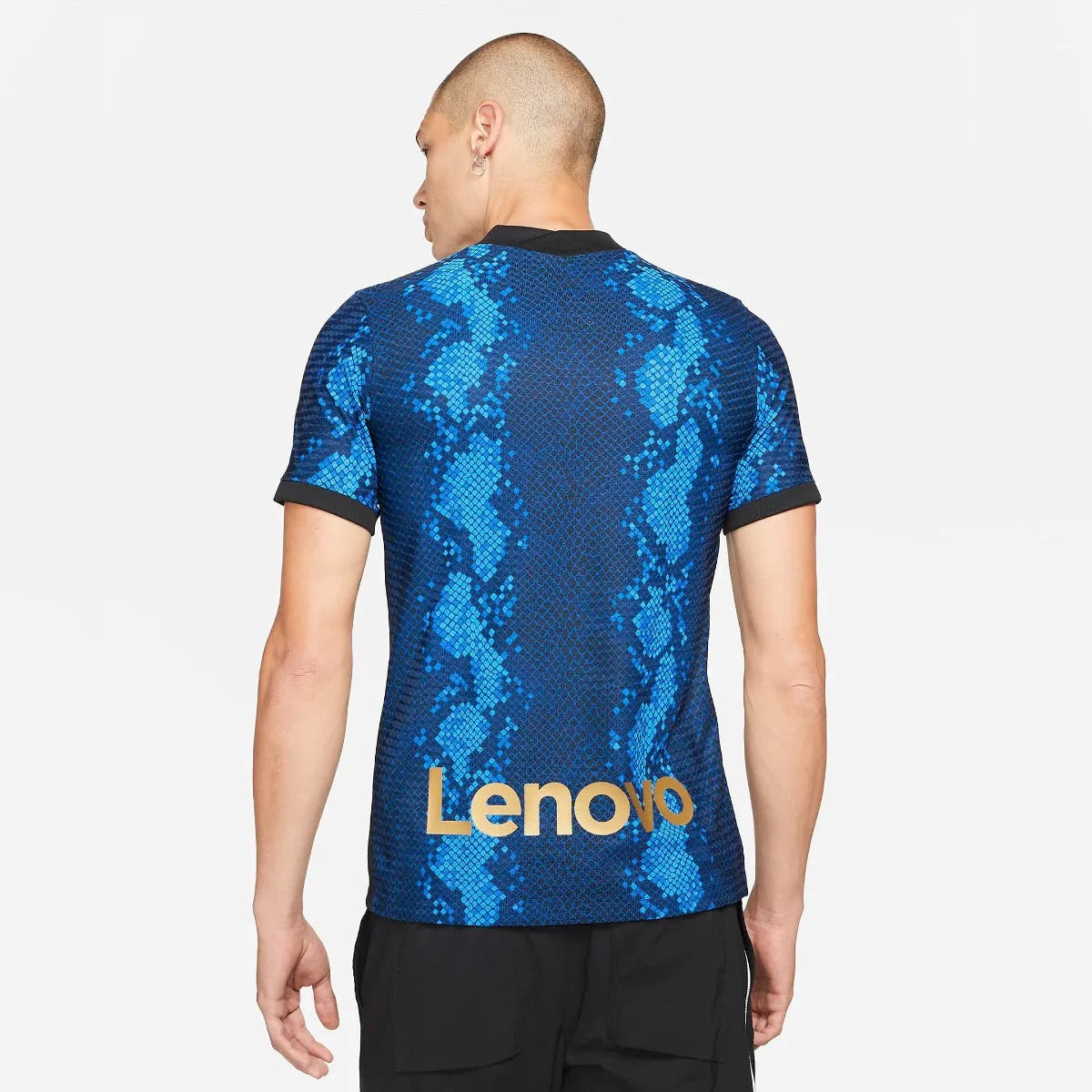 Nike 2021-22 Inter Milan ADV Match Home Jersey - Blue Spark (Model - Back)