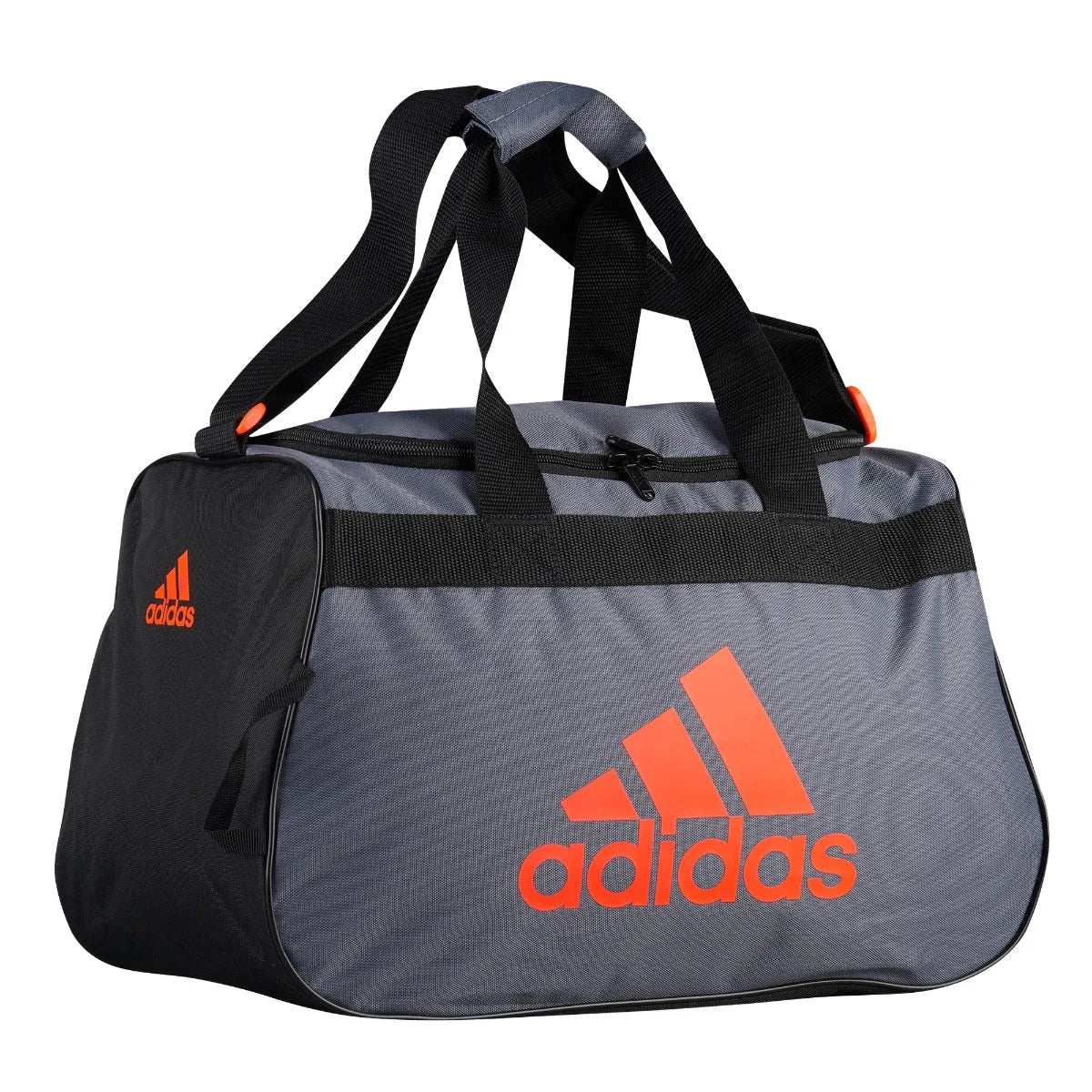 Adidas Diablo Small Duffel Bag Onix-Solar Red (Front)