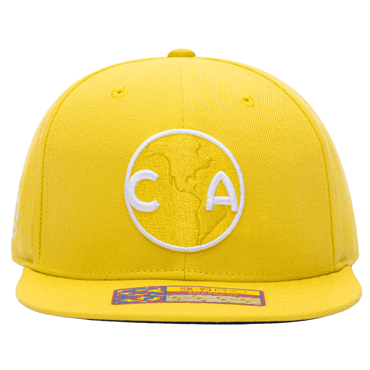FI Collection Club America 105TH Anniversary Retro Snapback - Yellow (Front)