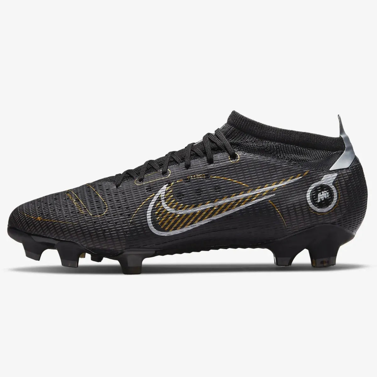 Nike Mercurial Vapor 14 Pro FG - Black-Gold-Silver (Side 1)