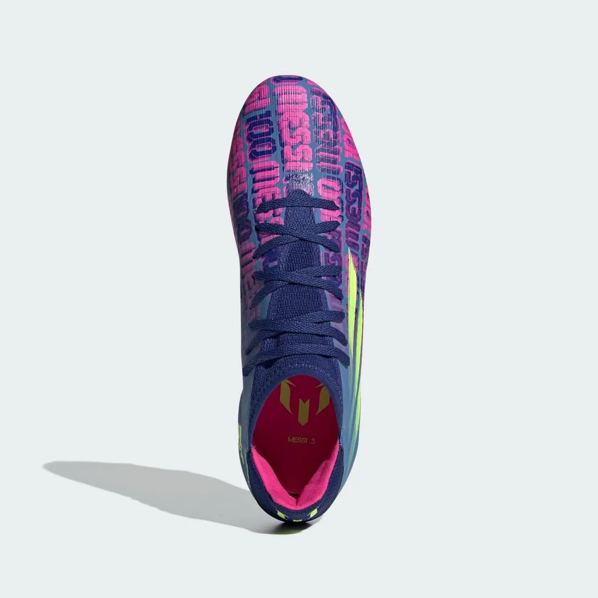 Adidas X Speedflow MESSi .3 FG - Blue-Pink-Yellow (Top)