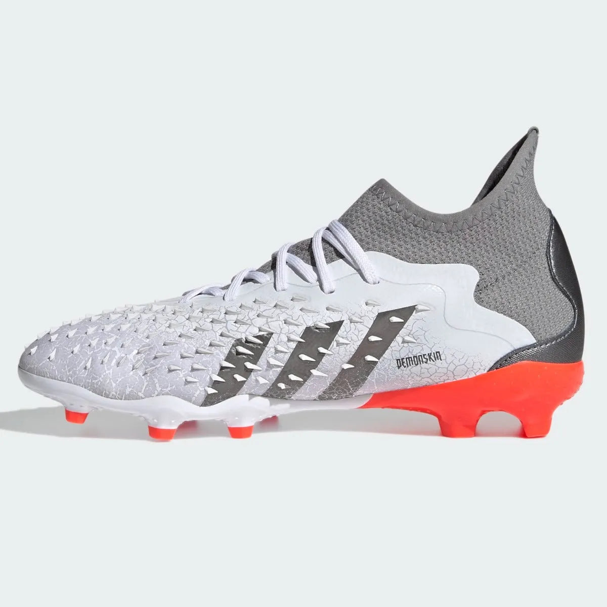 Adidas JR Predator Freak .1 FG - White-Iron Metallic (Side 2)