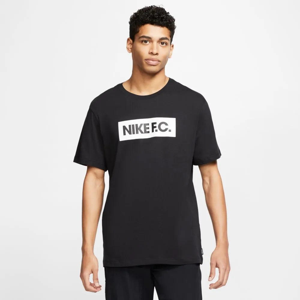 Nike FC Essentials Tee - Black-White (Front)
