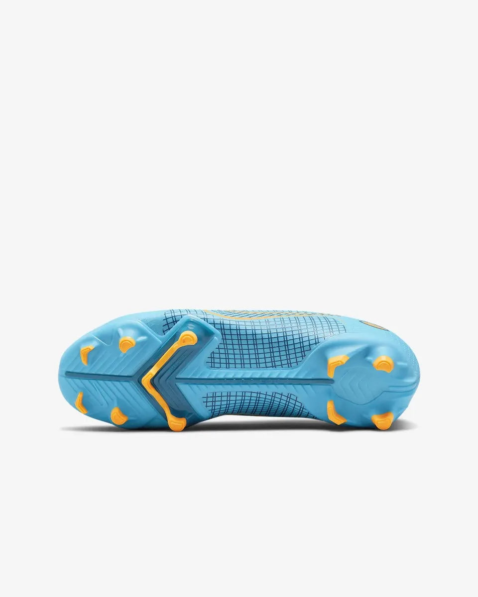 Nike JR Mercurial Vapor 14 Academy FG-MG - Chlorine Blue-Laser Orange (Bottom)