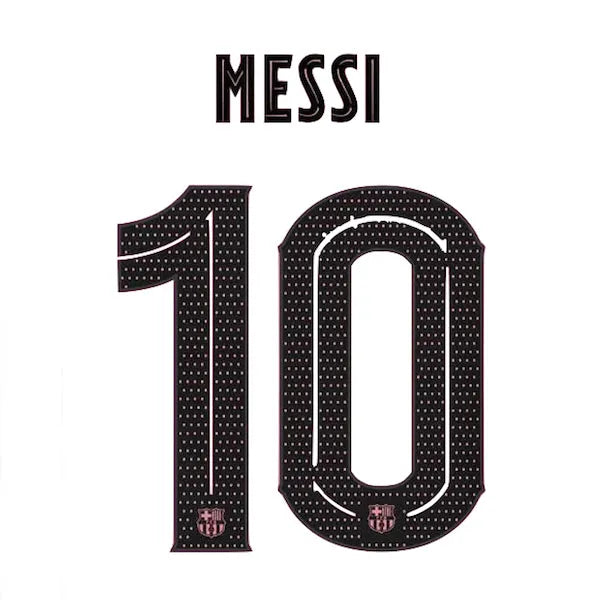Barcelona 2020 21 Third Messi 10 Youth Jersey Name Set
