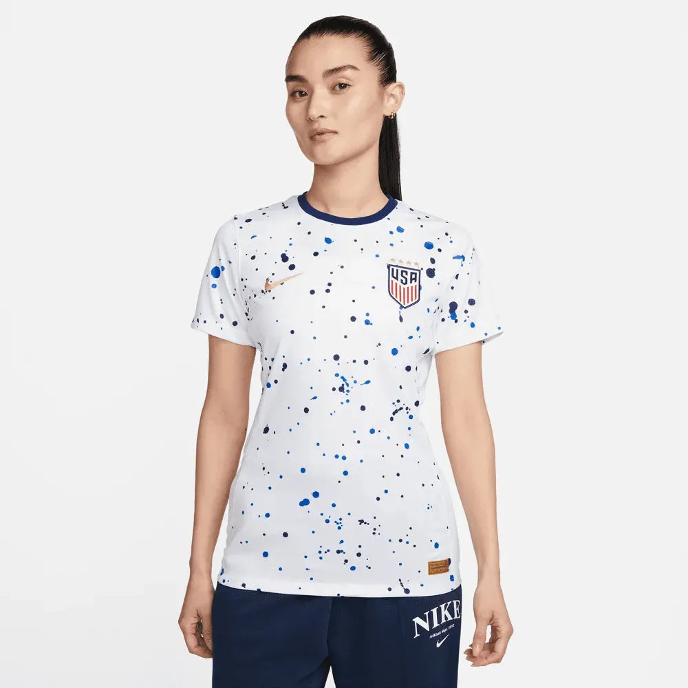 Nike 2023-24 USA Women's 4-Stars Home Jersey (Model - Front)