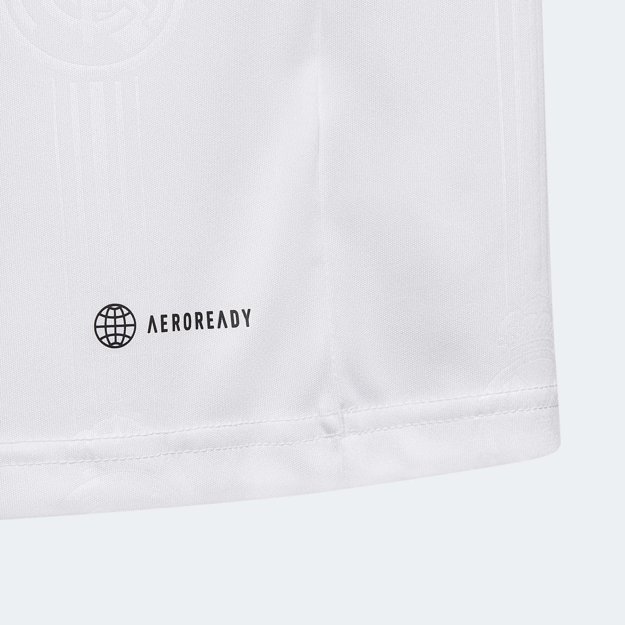 adidas 2022-23 Real Madrid Youth Home Jersey - White (Detail 3)