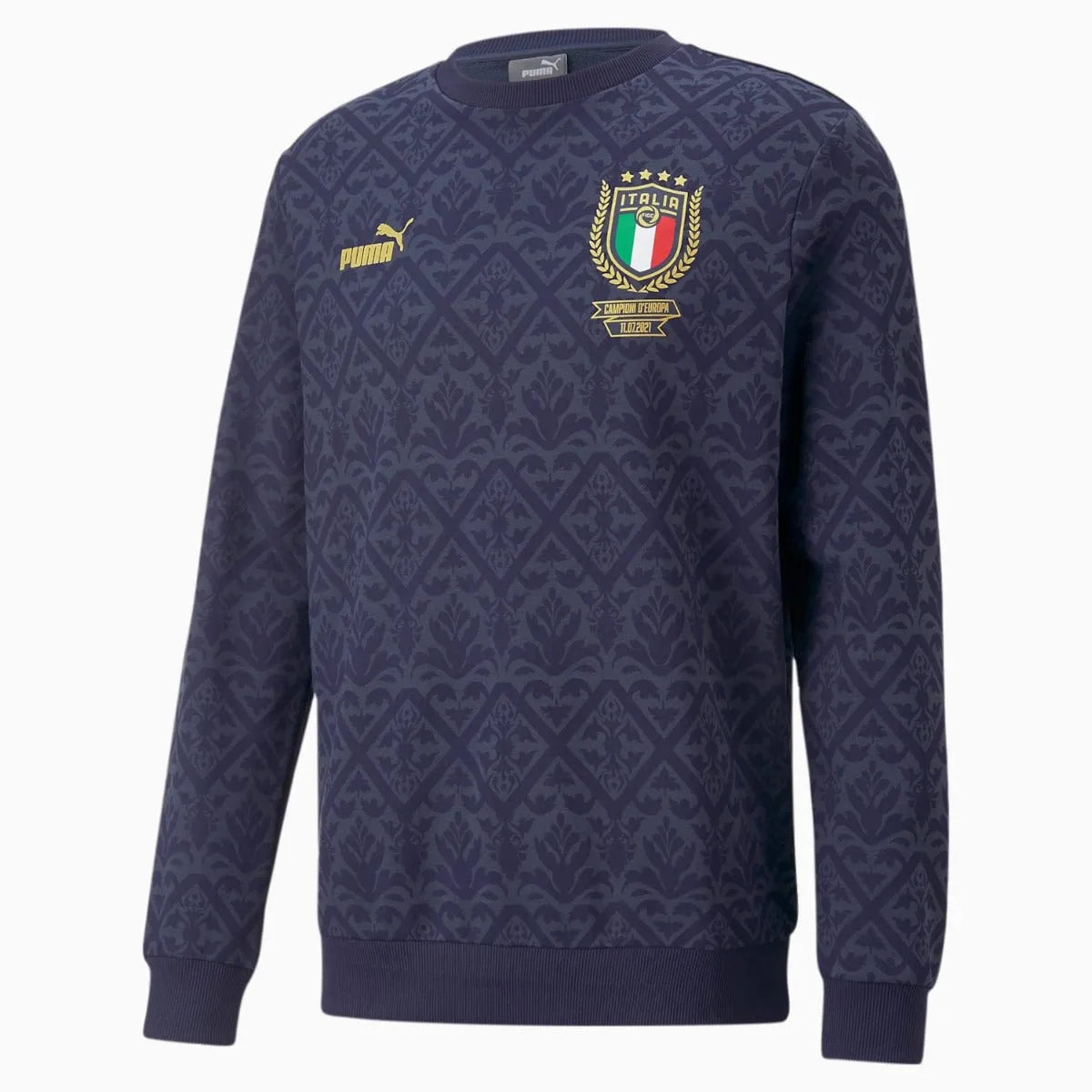 Puma 2022 Italy  Graphic Winner Sweatshirt - Navy (Front)