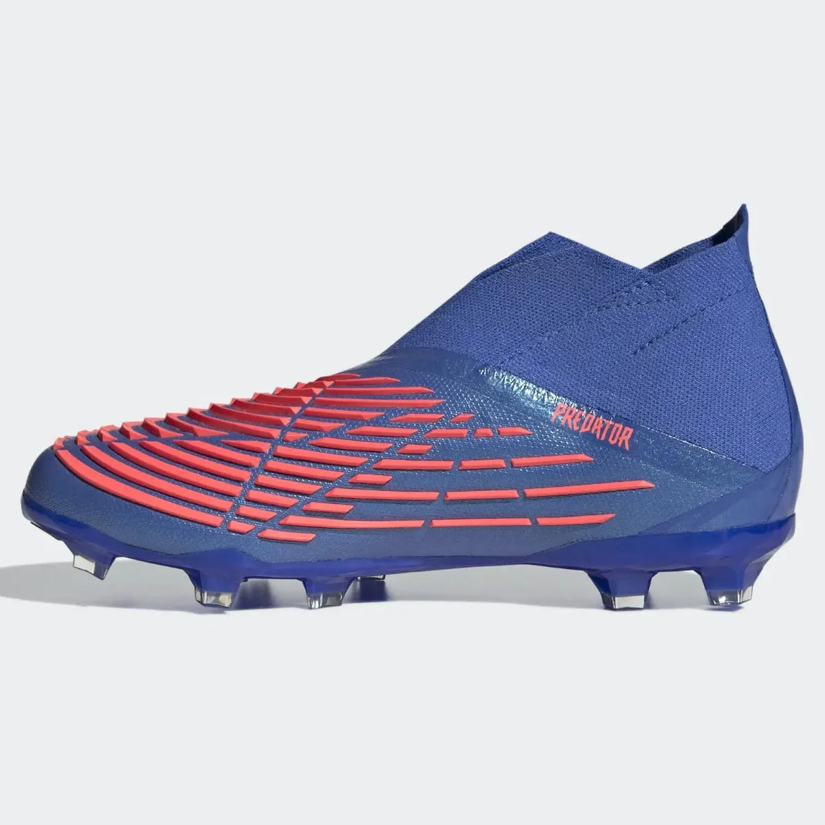 adidas JR Predator Edge + FG - Hi Res Blue-Turbo (Side 2)