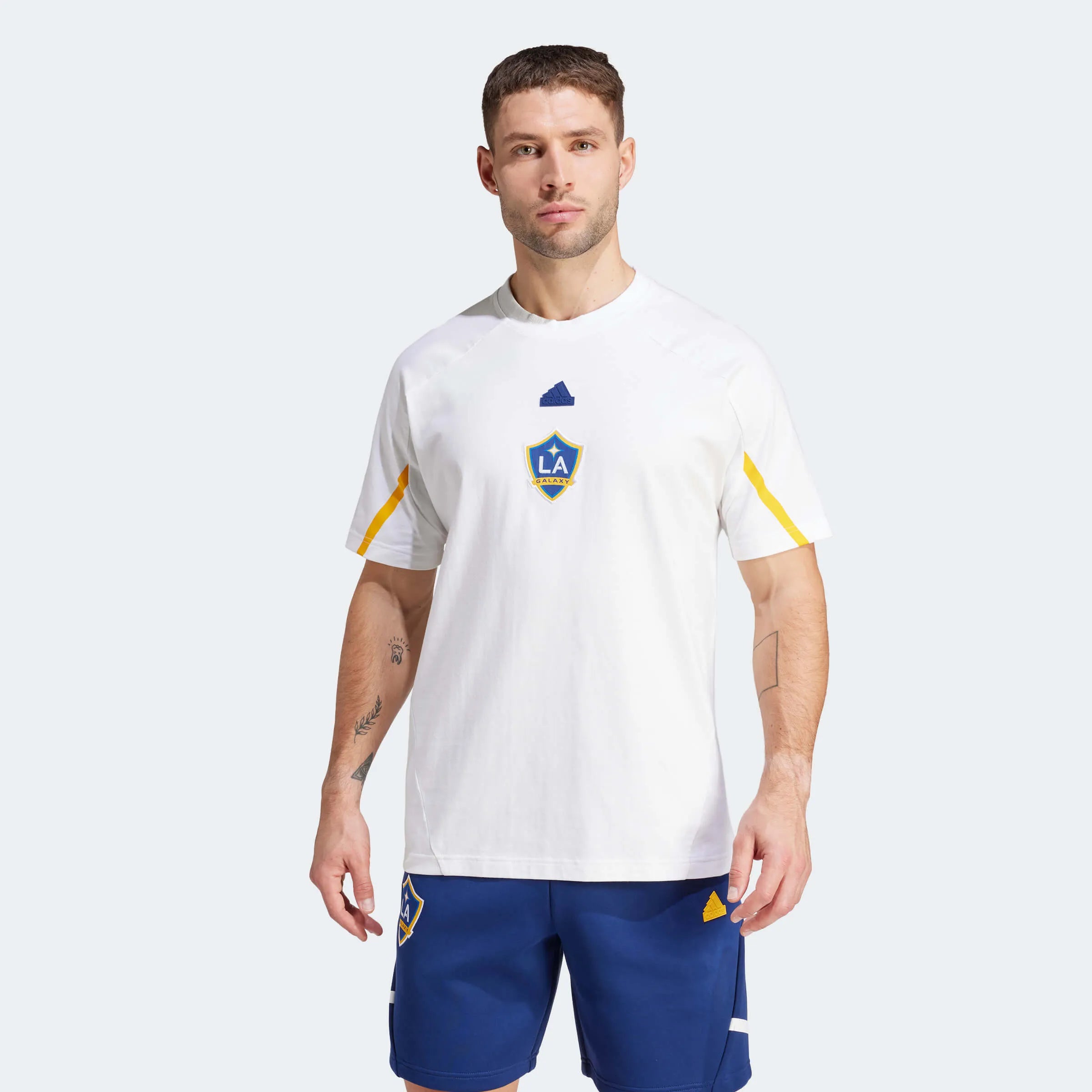 adidas 2024-25 LA Galaxy Men's Designed For Gameday Tee (Model - Front)