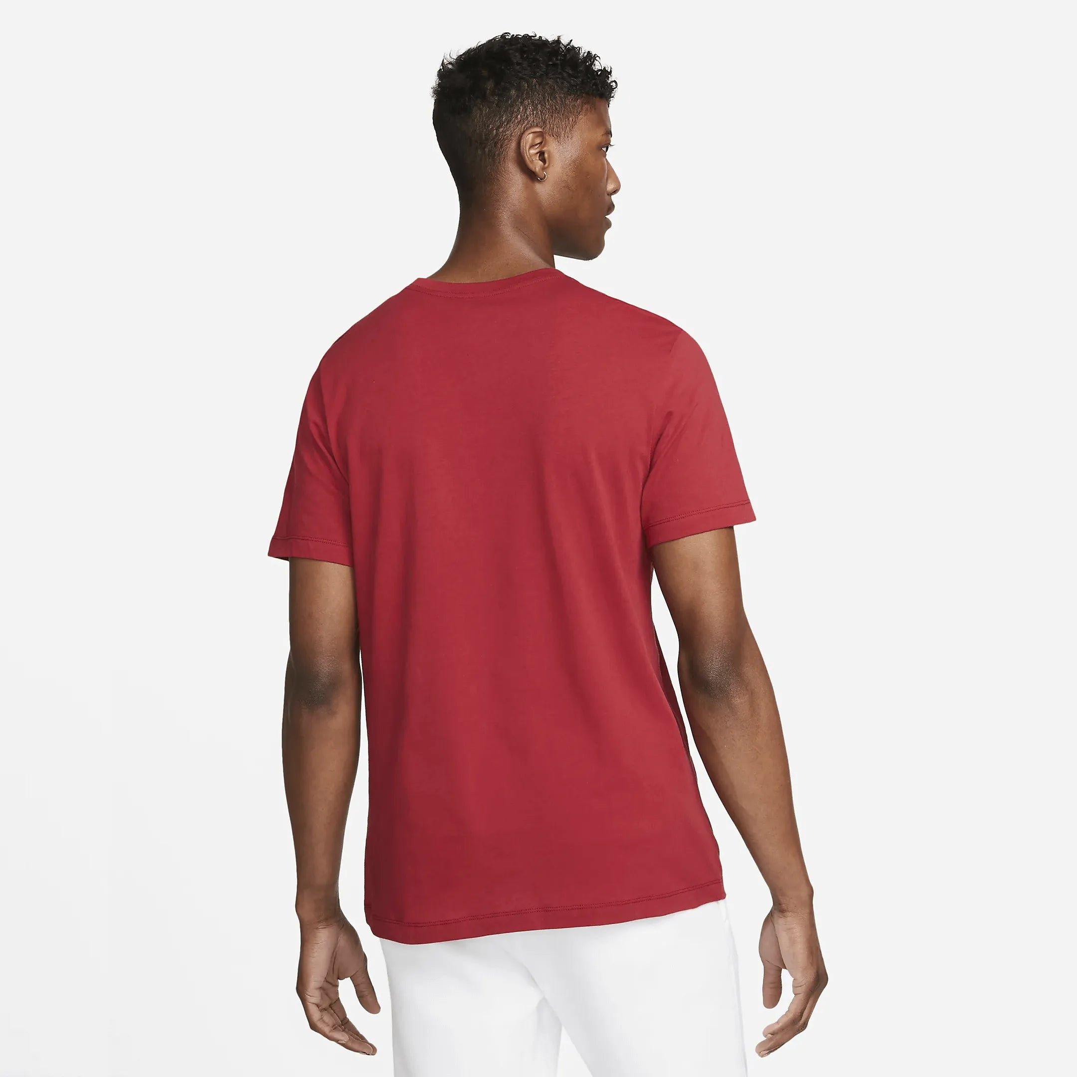 Nike 2022-23 Liverpool Swoosh Tee - Tough Red (Model - Back)