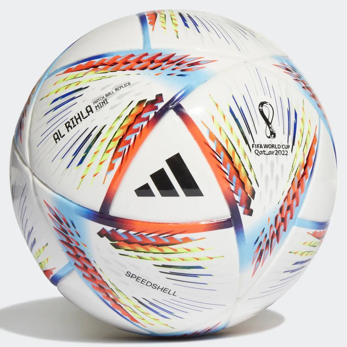 adidas 2022 World Cup Al Rihla Mini Ball - White-Pantone (Front)