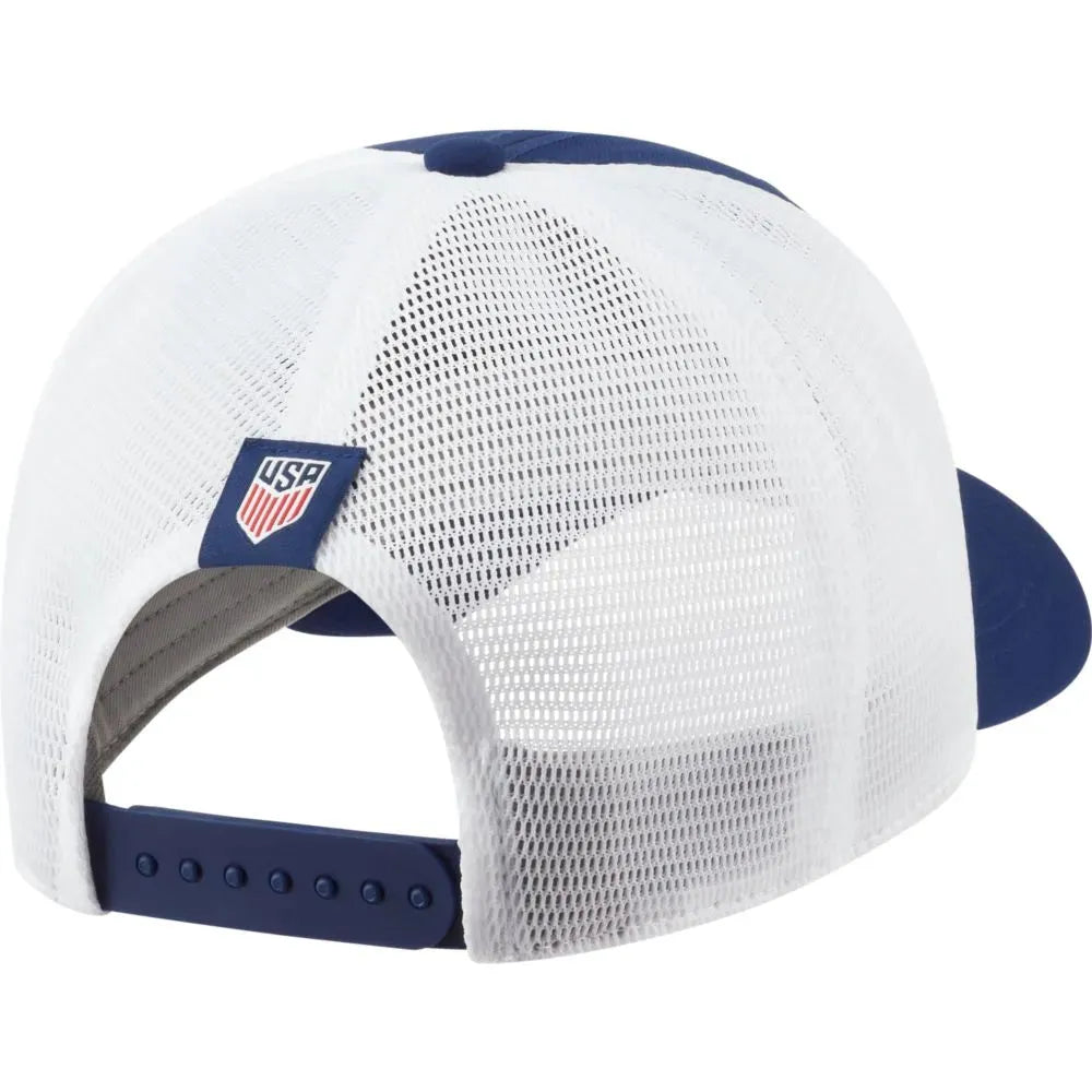 Nike USA Aero C99 Trucker Jocktag Hat - Navy-White (Back)