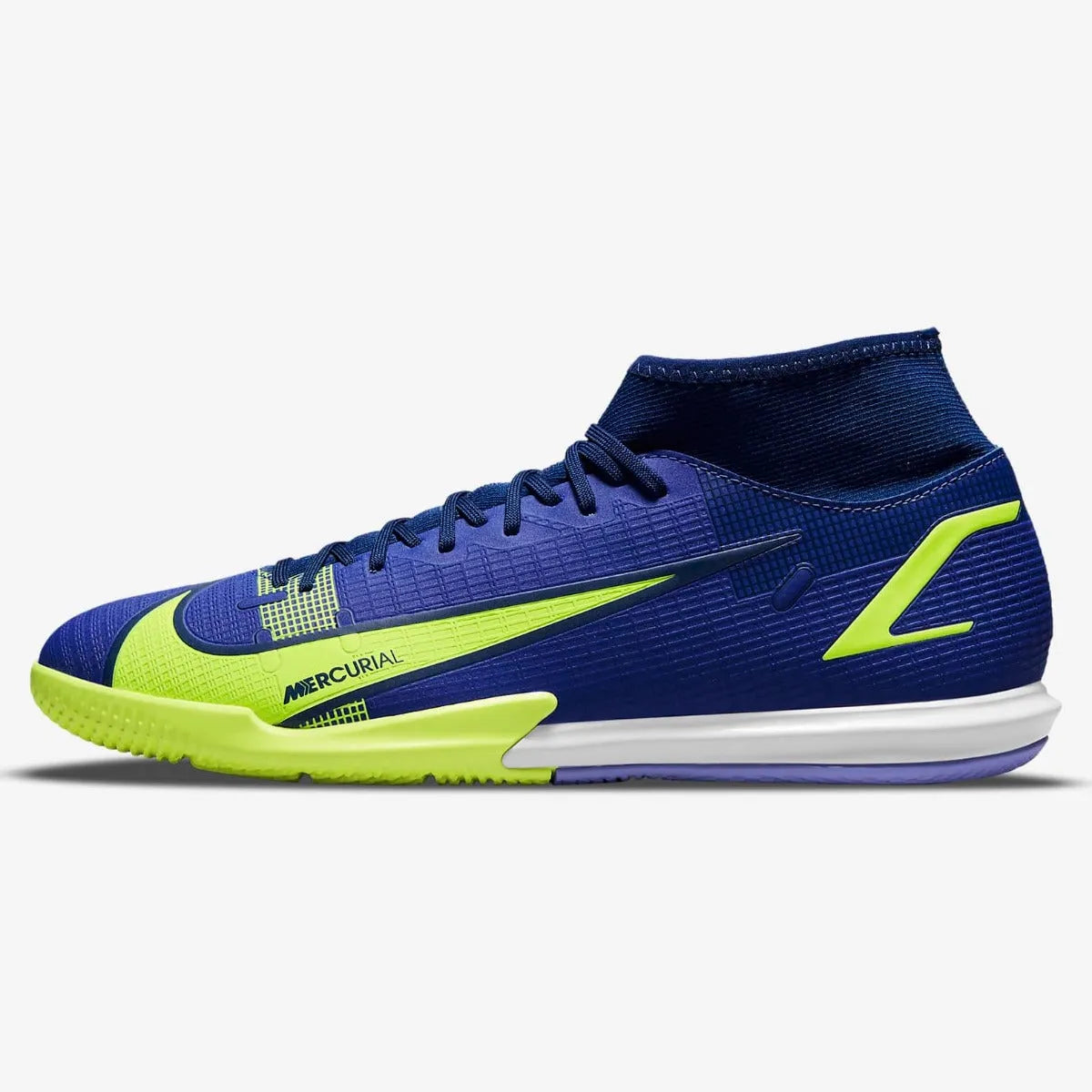 Nike Superfly 8 Academy IC - Lapis-Volt-Blue Void (Side 1)