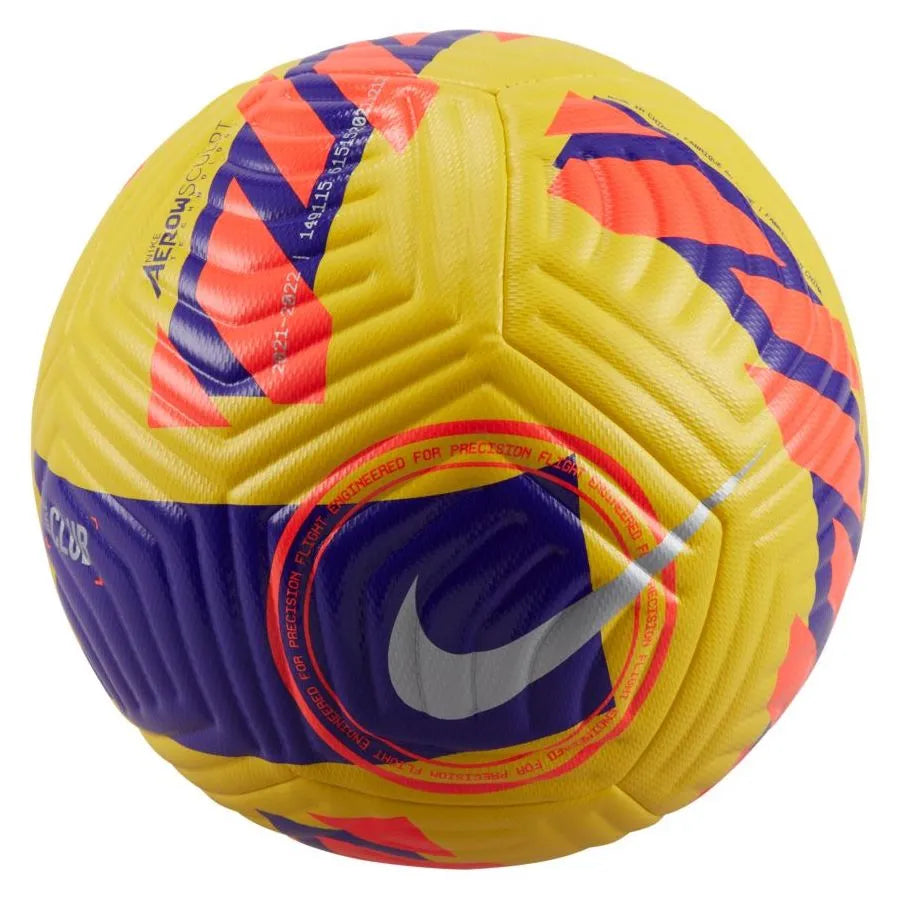 Purple nike soccer ball sales