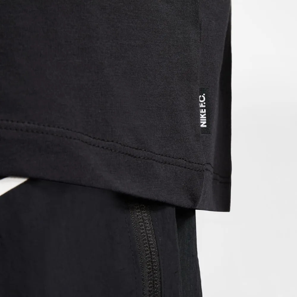 Nike FC Essentials Tee - Black-White (Detail 2)