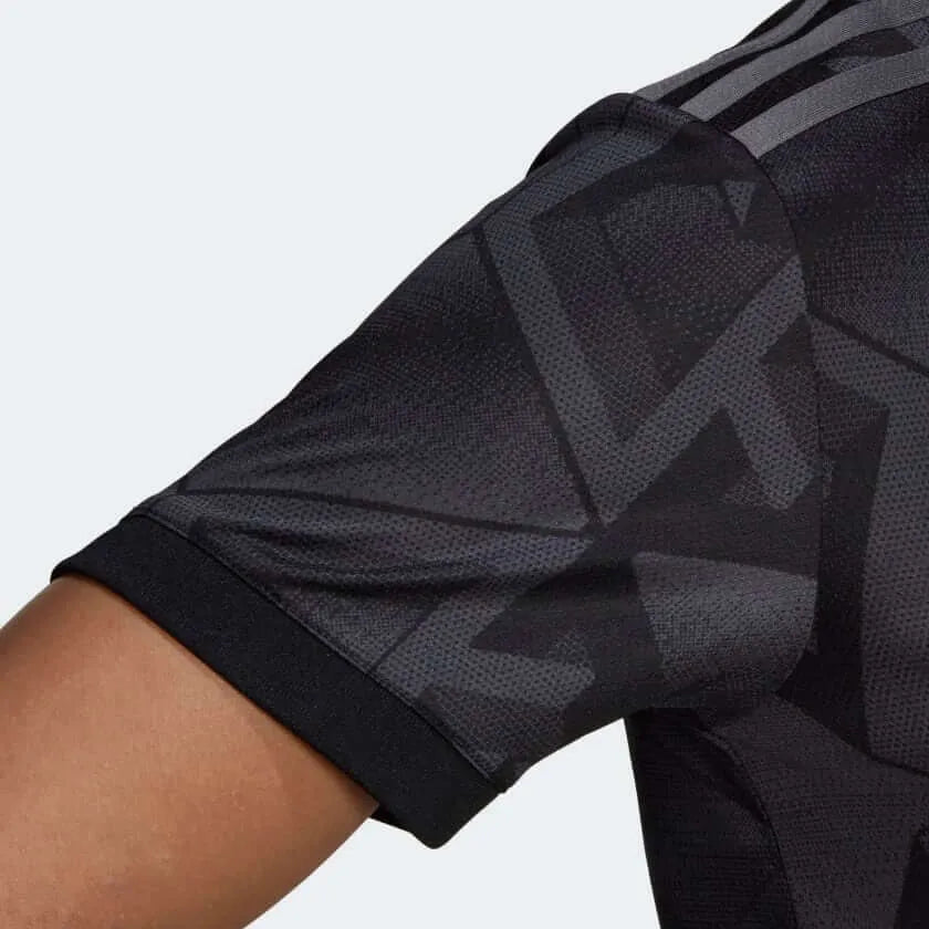 adidas 22-23 Arsenal Womens Away Jersey - Black (Detail 2)