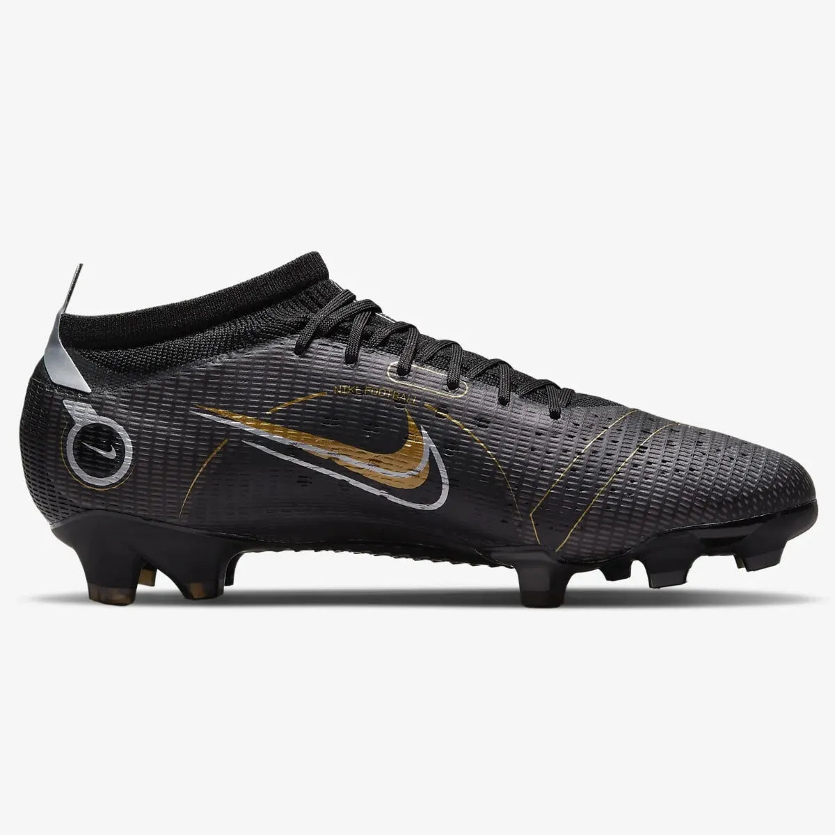 Nike Mercurial Vapor 14 Pro FG - Black-Gold-Silver (Side 2)