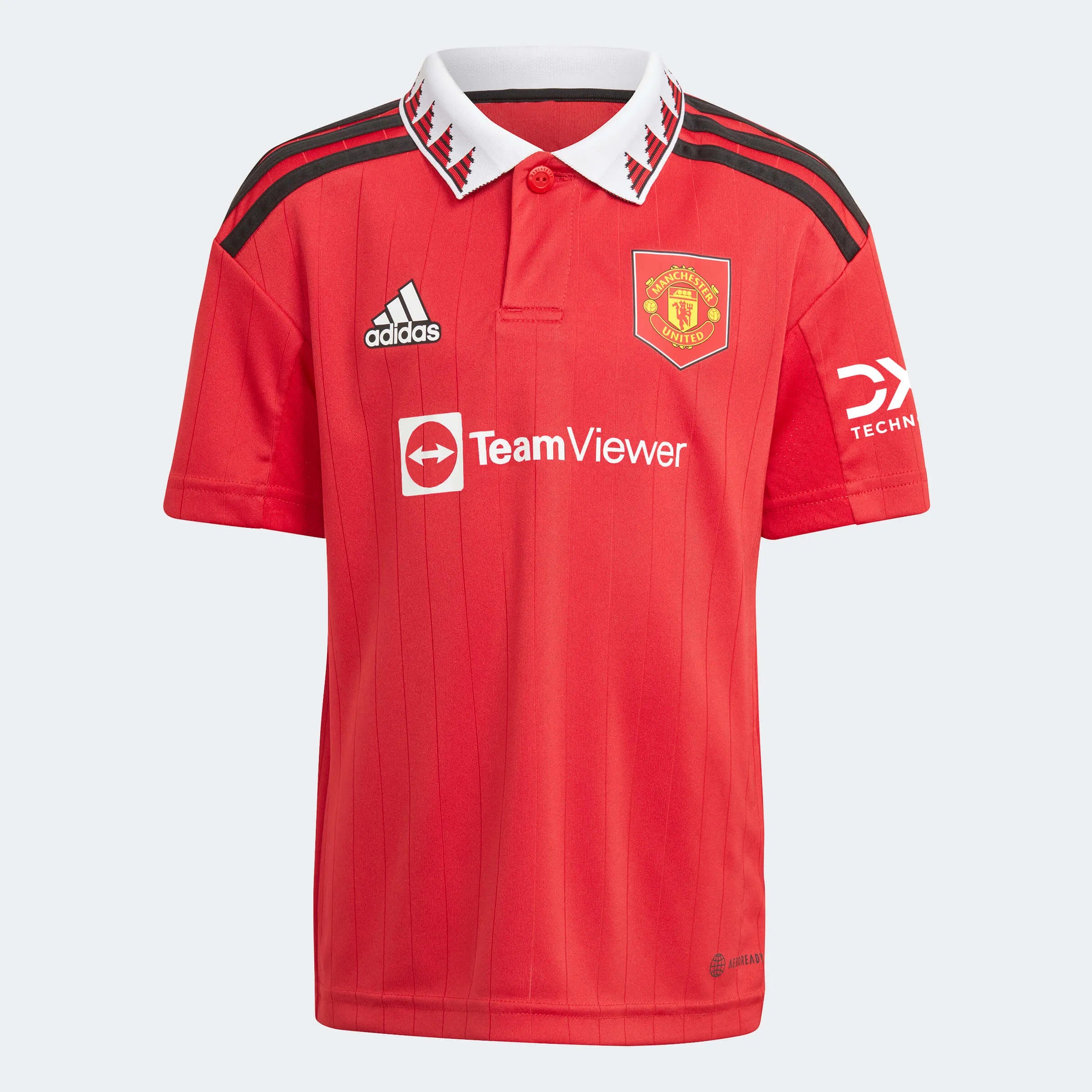 adidas 2022-23 Manchester United Home Mini Kit - Red-White