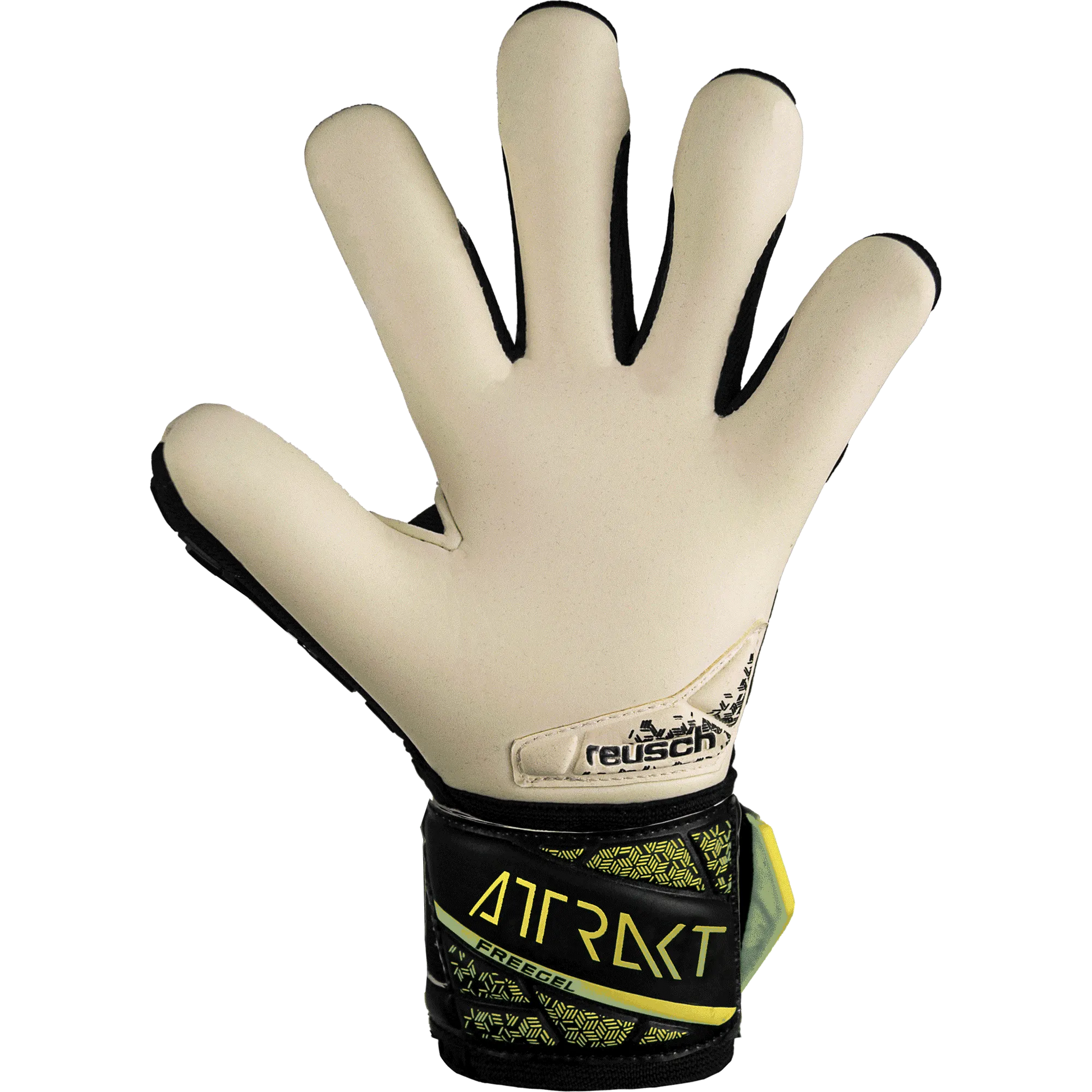 Reusch JR Attrakt Freegel Gold FS Goalkeeper Gloves (Single - Inner)