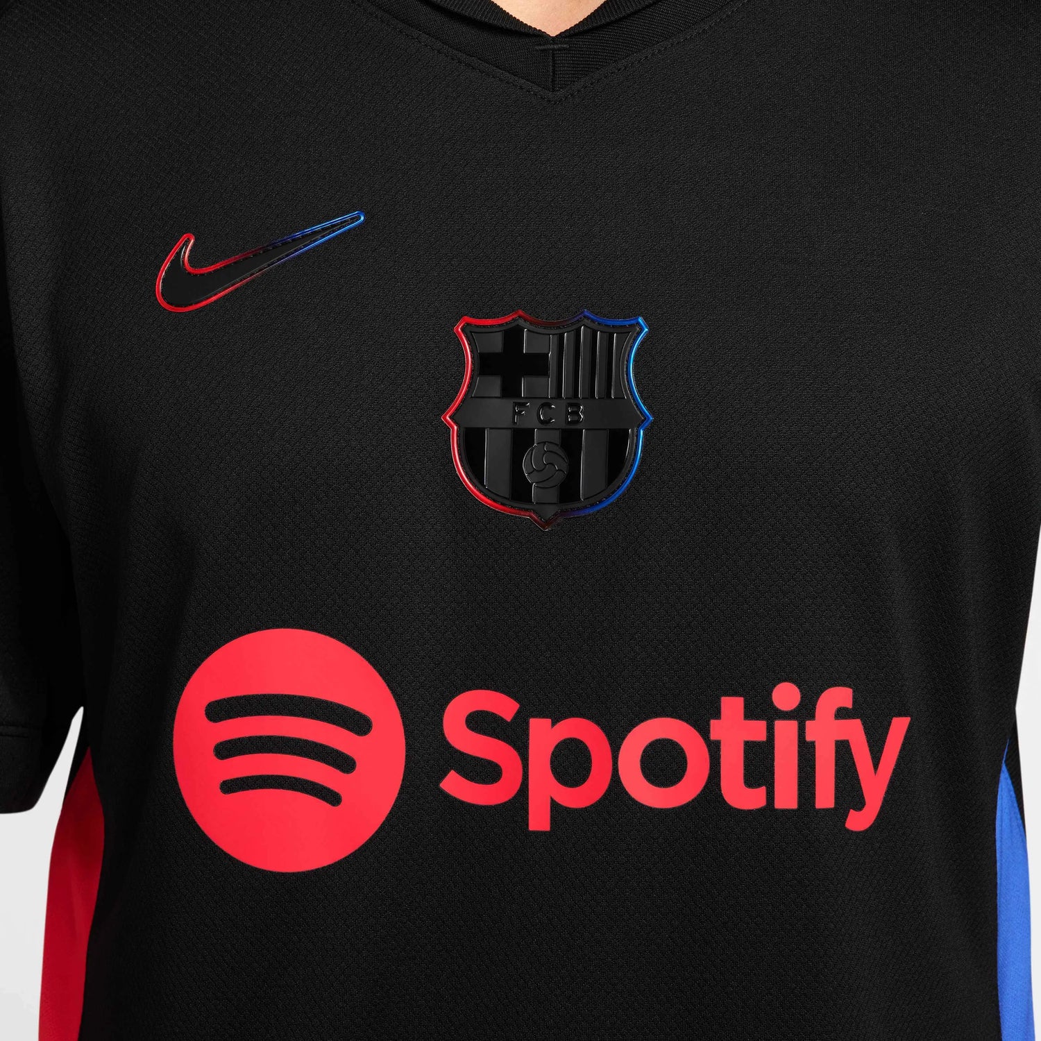 Nike 2024-25 Barcelona Men's Stadium Away Jersey (Detail 3)