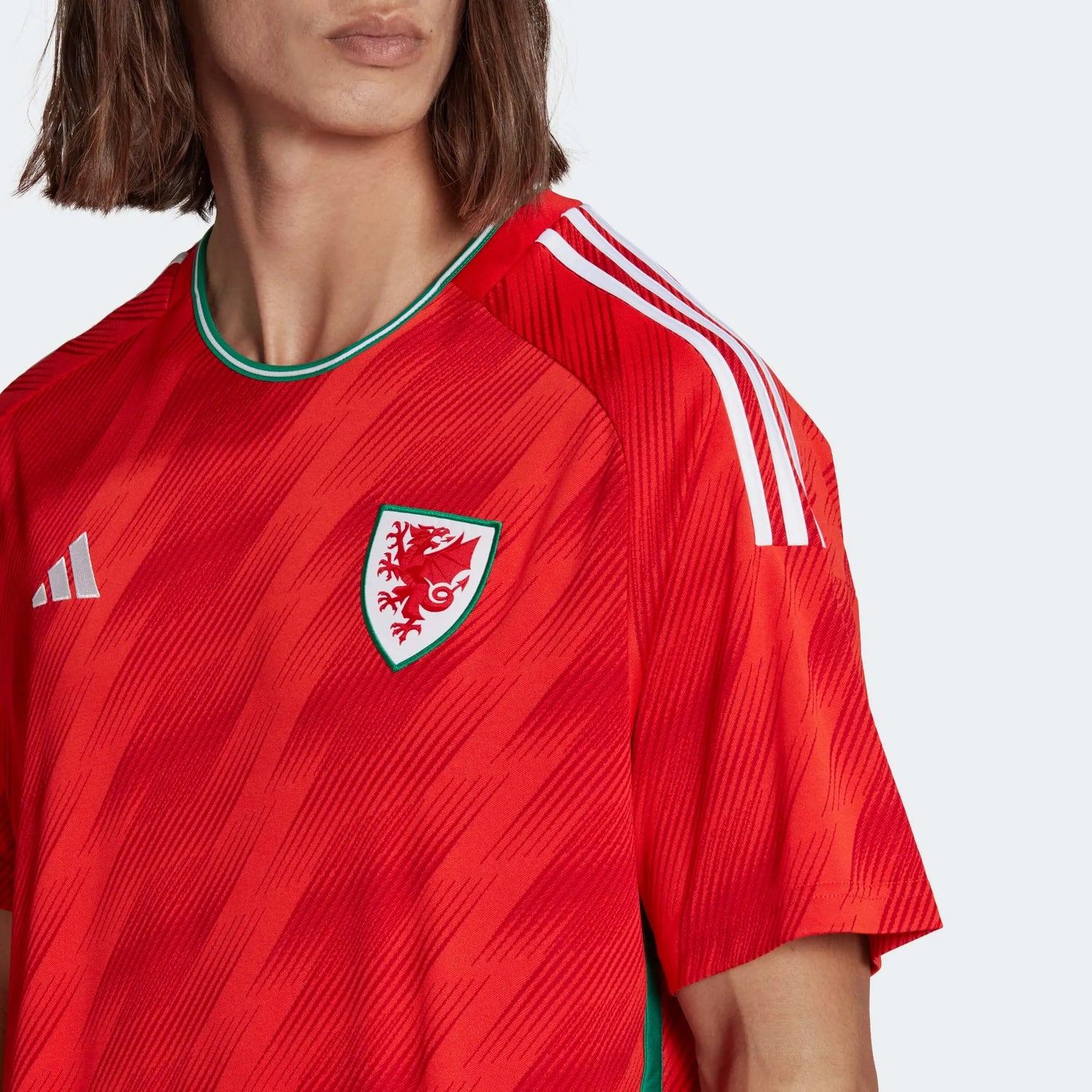 adidas 2022-23 Wales Home Jersey (Detail 1)