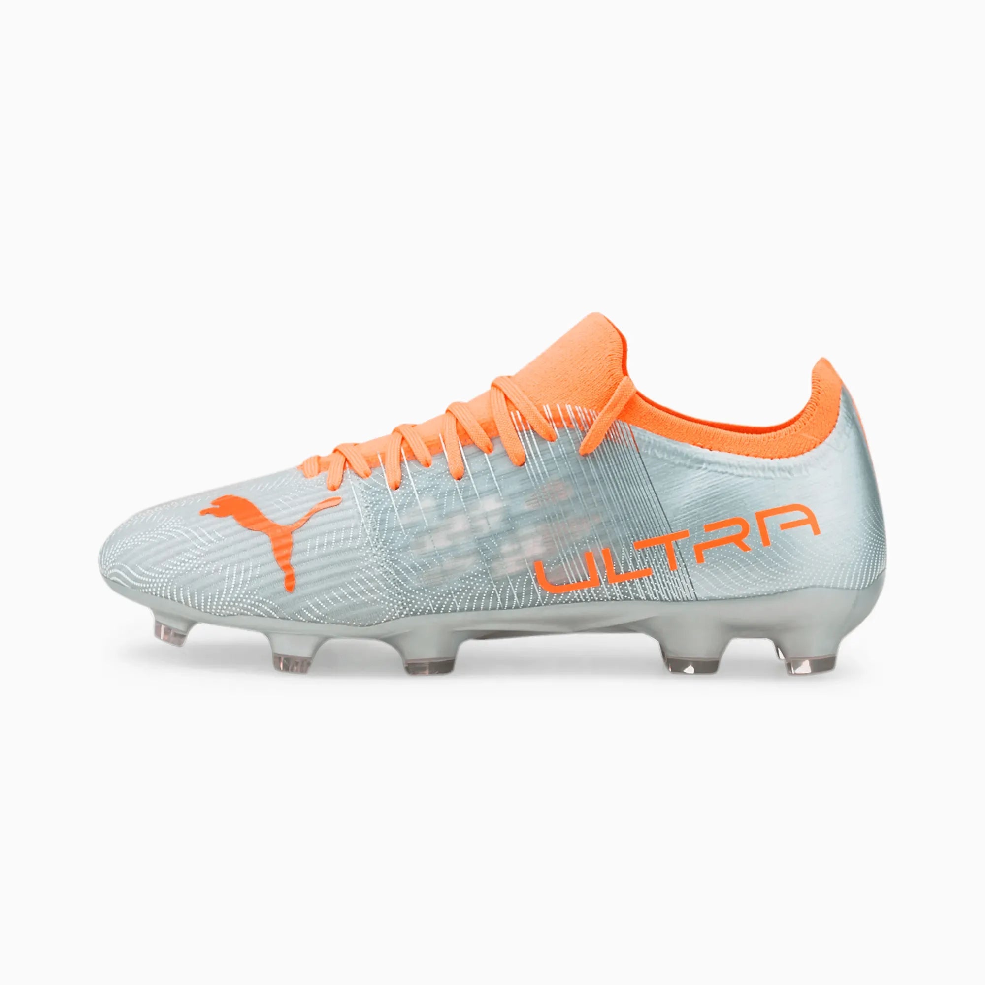 Puma Ultra 3.4 FG-AG - Silver-Neon Citrus (Side 1)