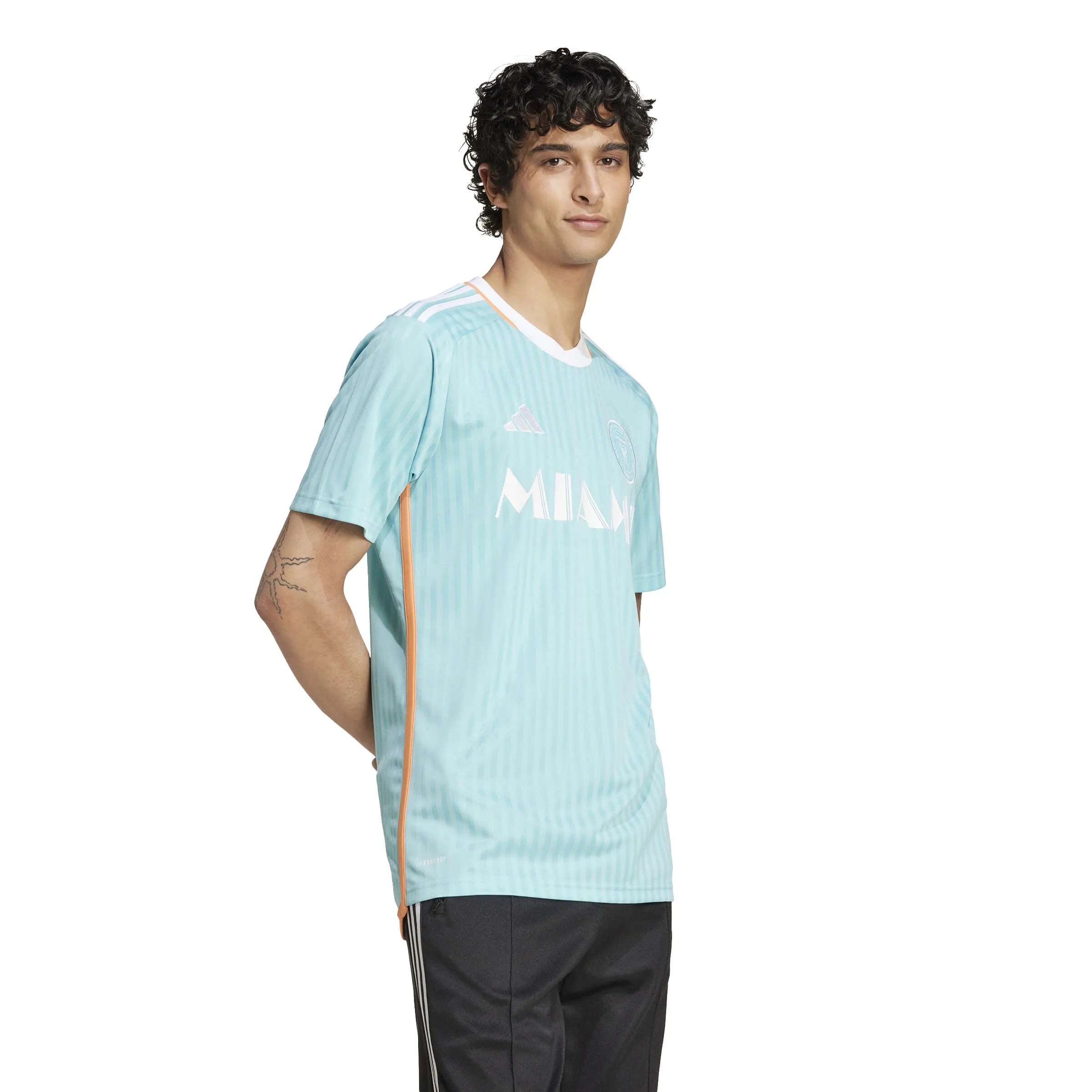 adidas 2024 Inter Miami Men's Stadium Third Jersey (Model - Side)