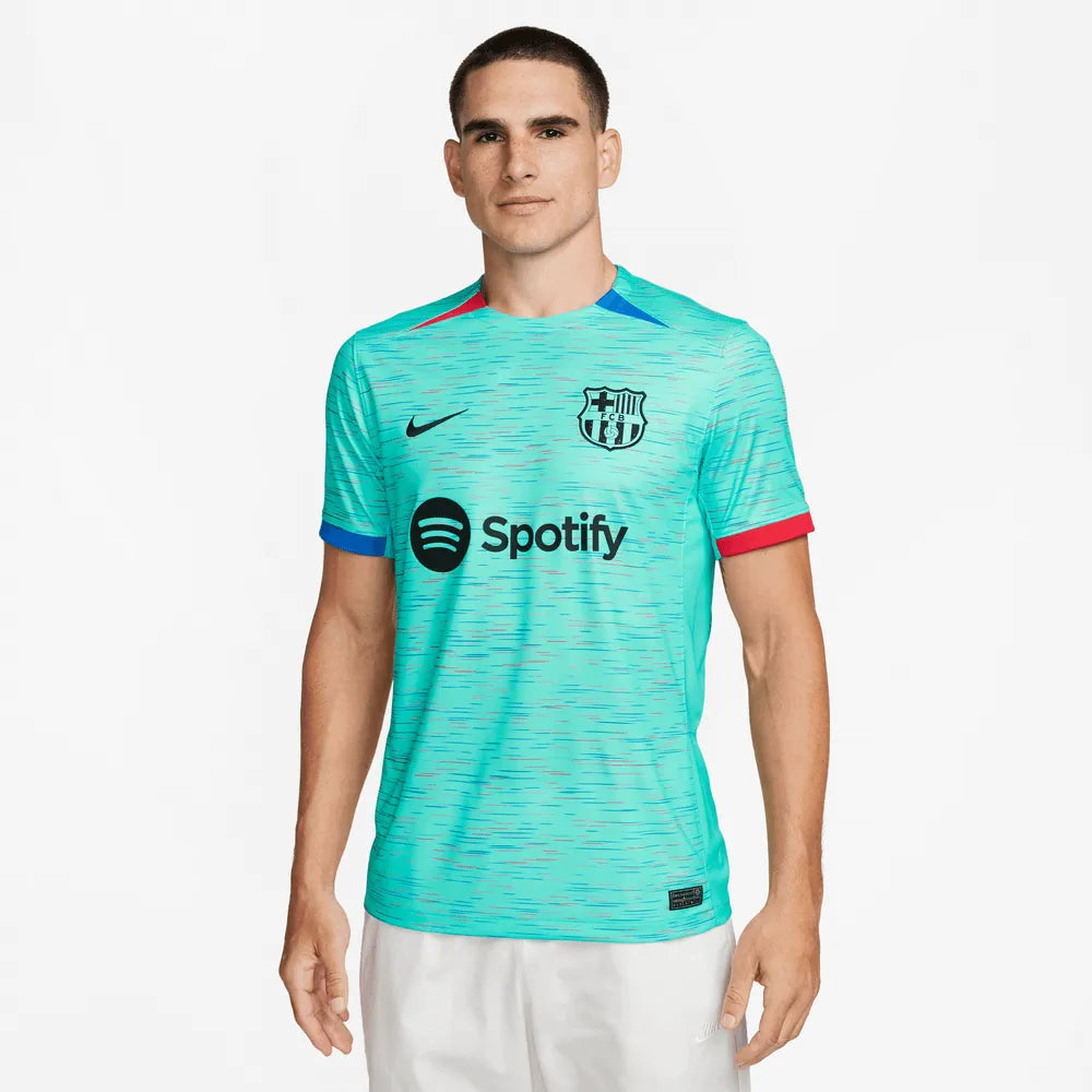 Nike 2023-24 Barcelona Men's Stadium Third Jersey (Model - Front)