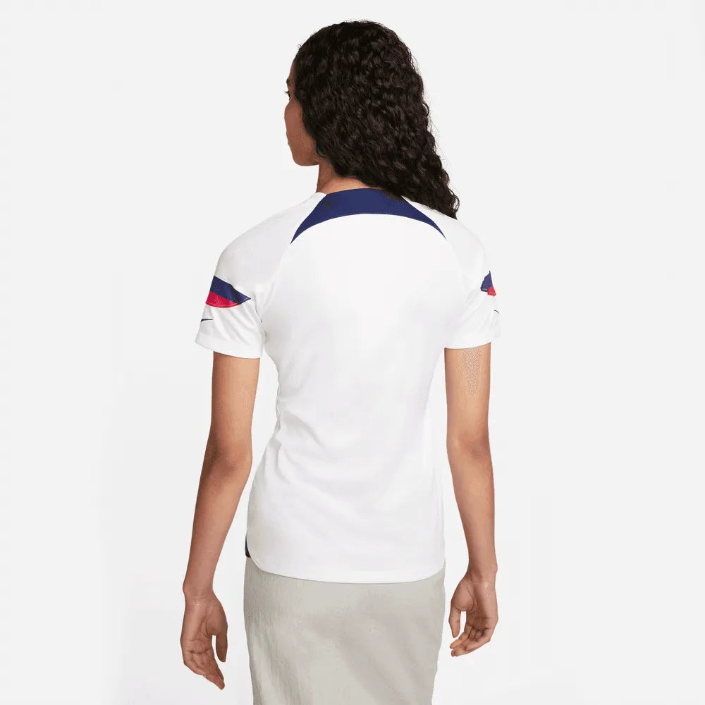 Nike 2022-23 USA Women's Home Jersey White-Loyal Blue (Model - Back)